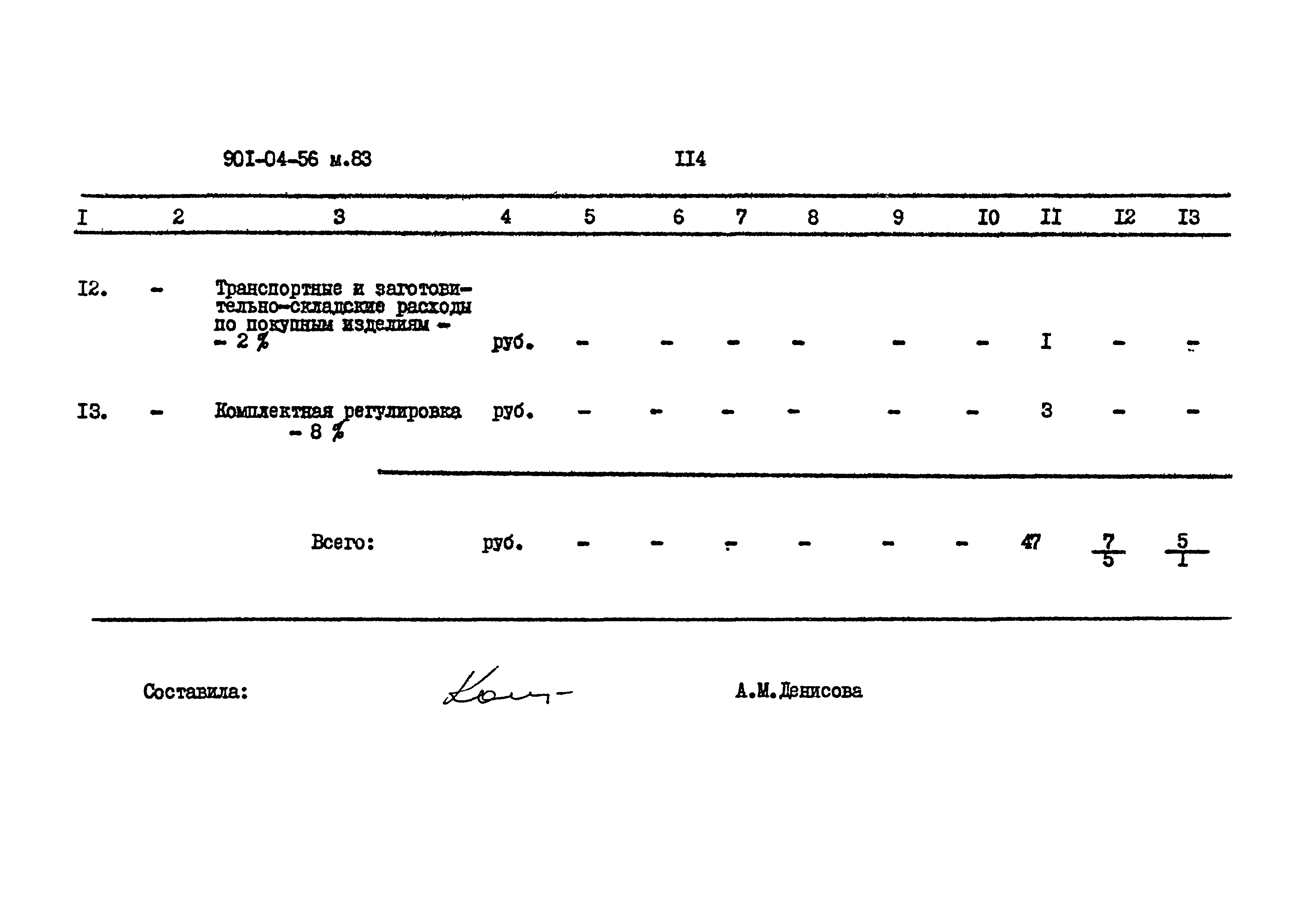 Типовые проектные решения 901-04-56м.83