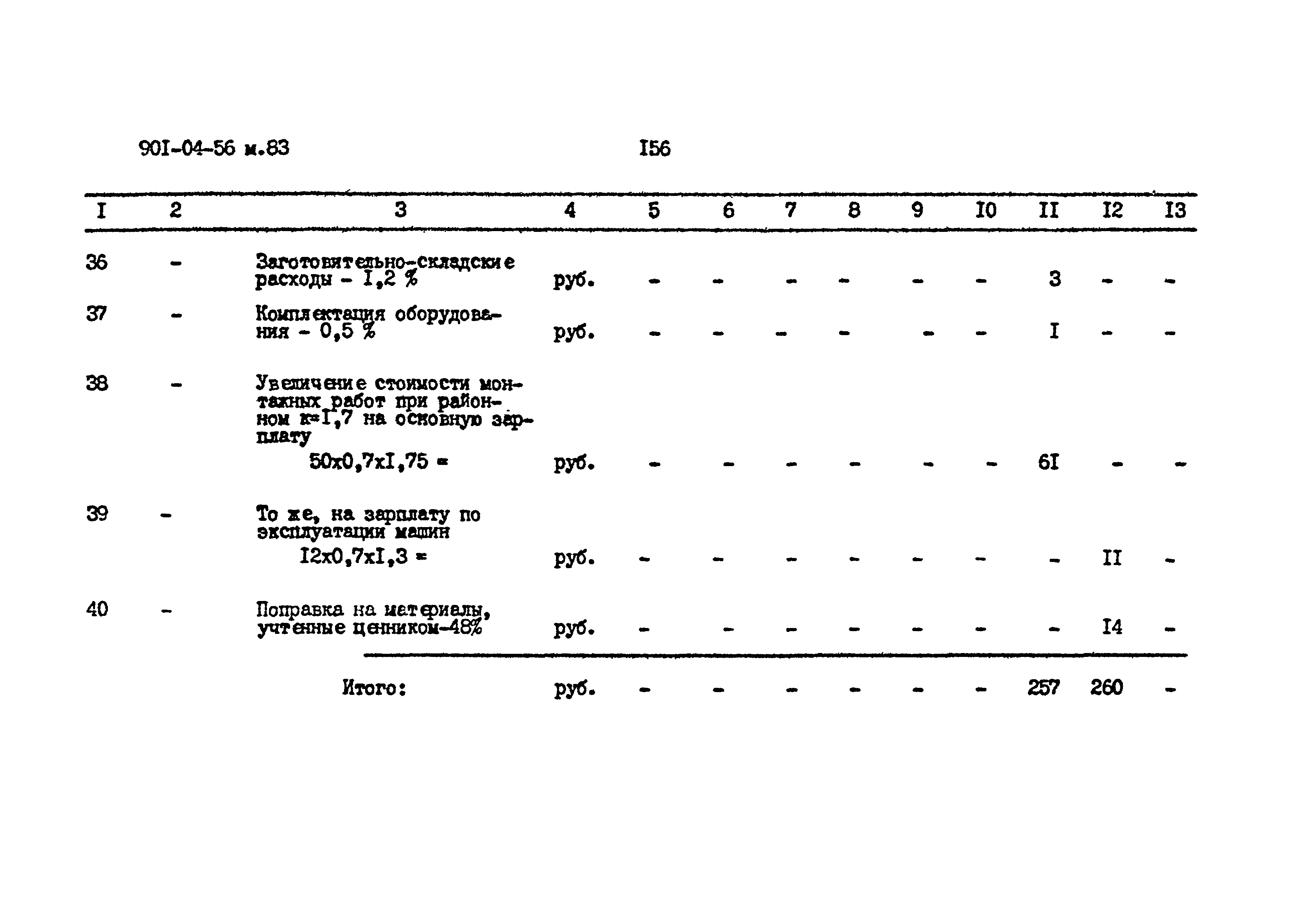 Типовые проектные решения 901-04-56м.83