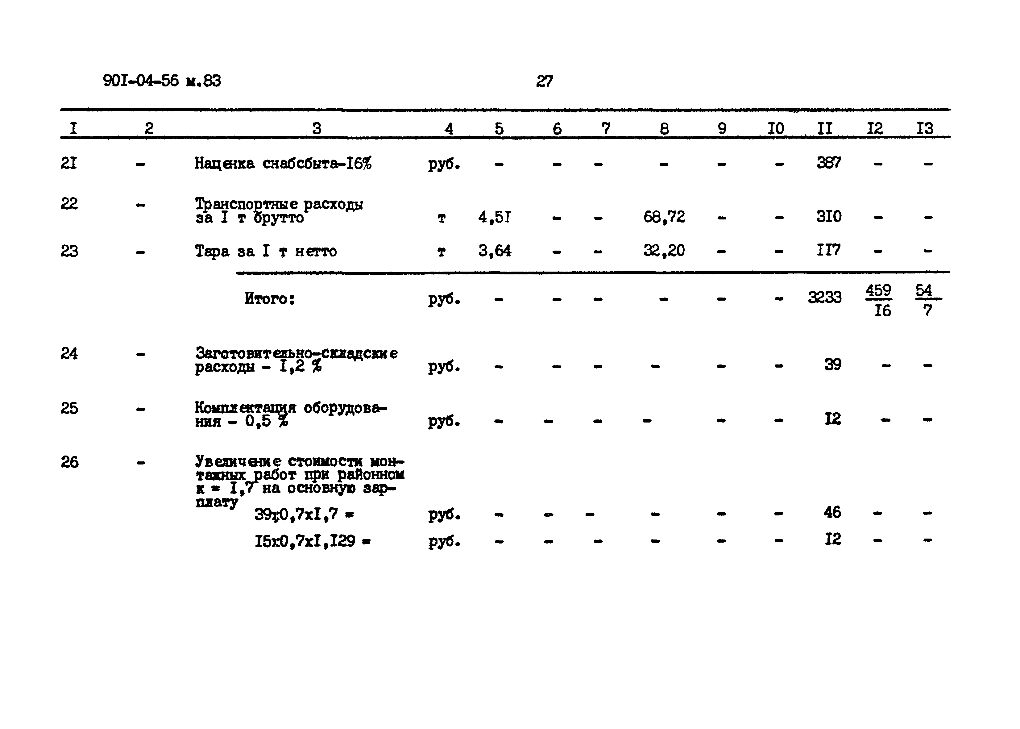 Типовые проектные решения 901-04-56м.83