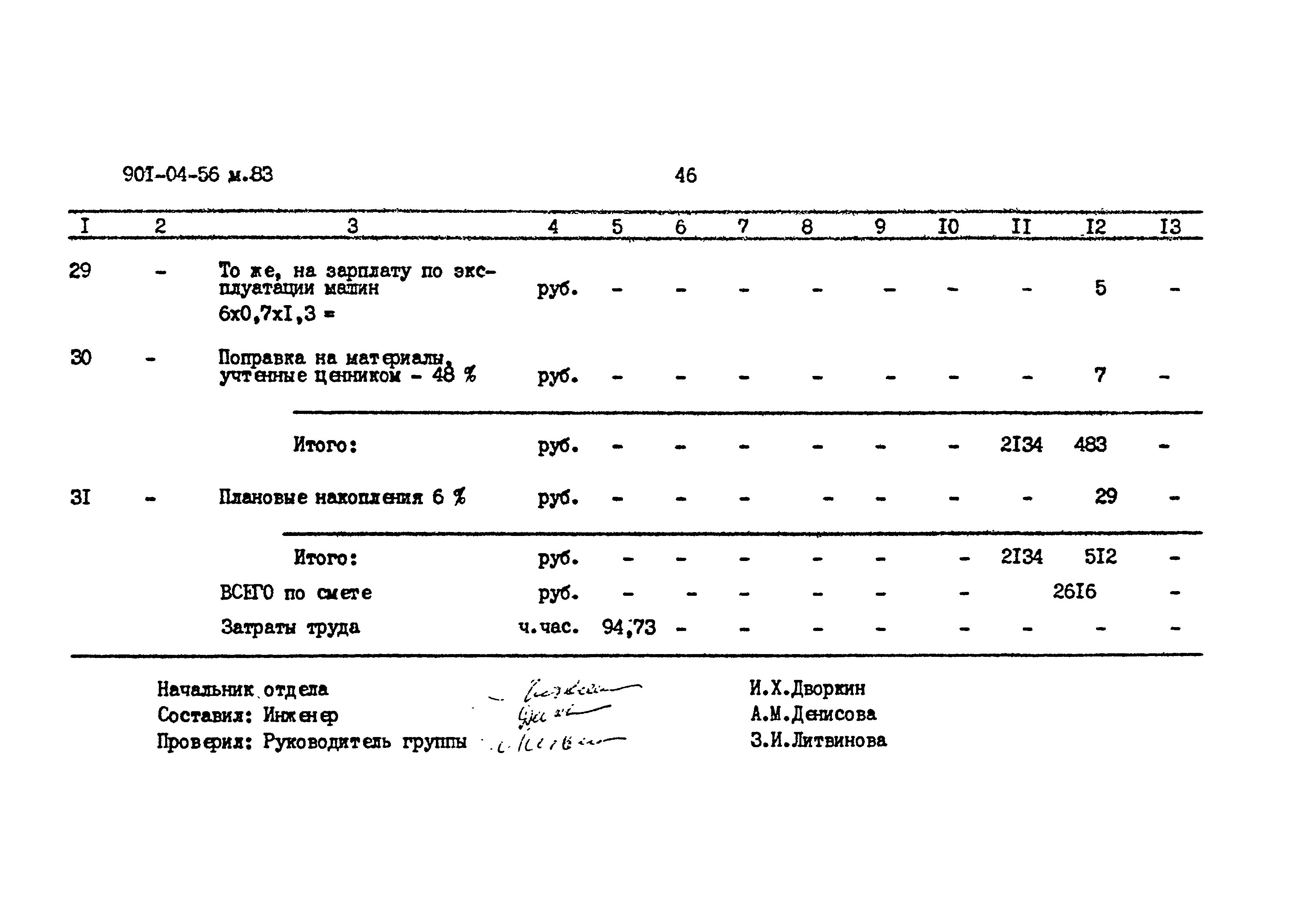 Типовые проектные решения 901-04-56м.83