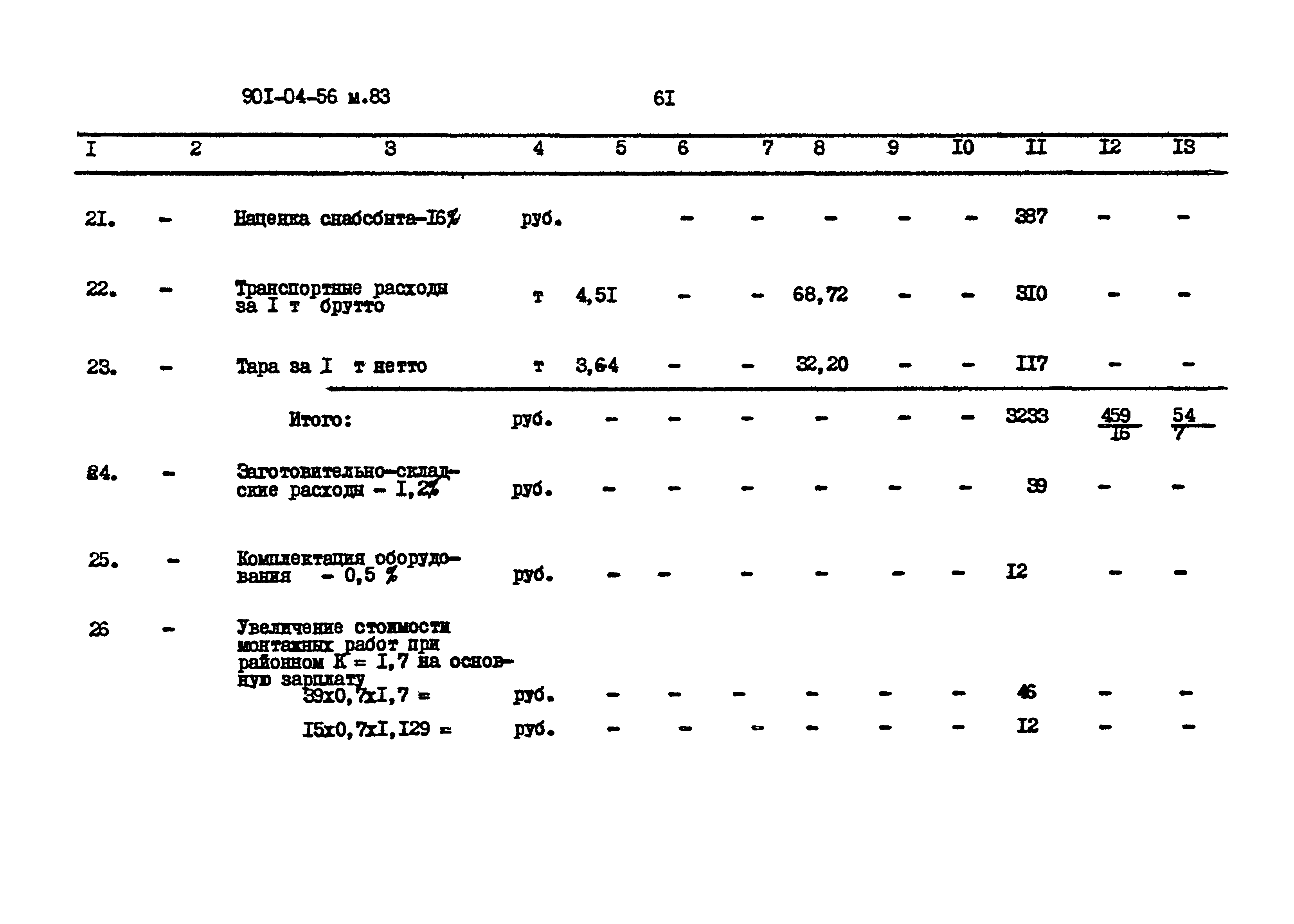 Типовые проектные решения 901-04-56м.83