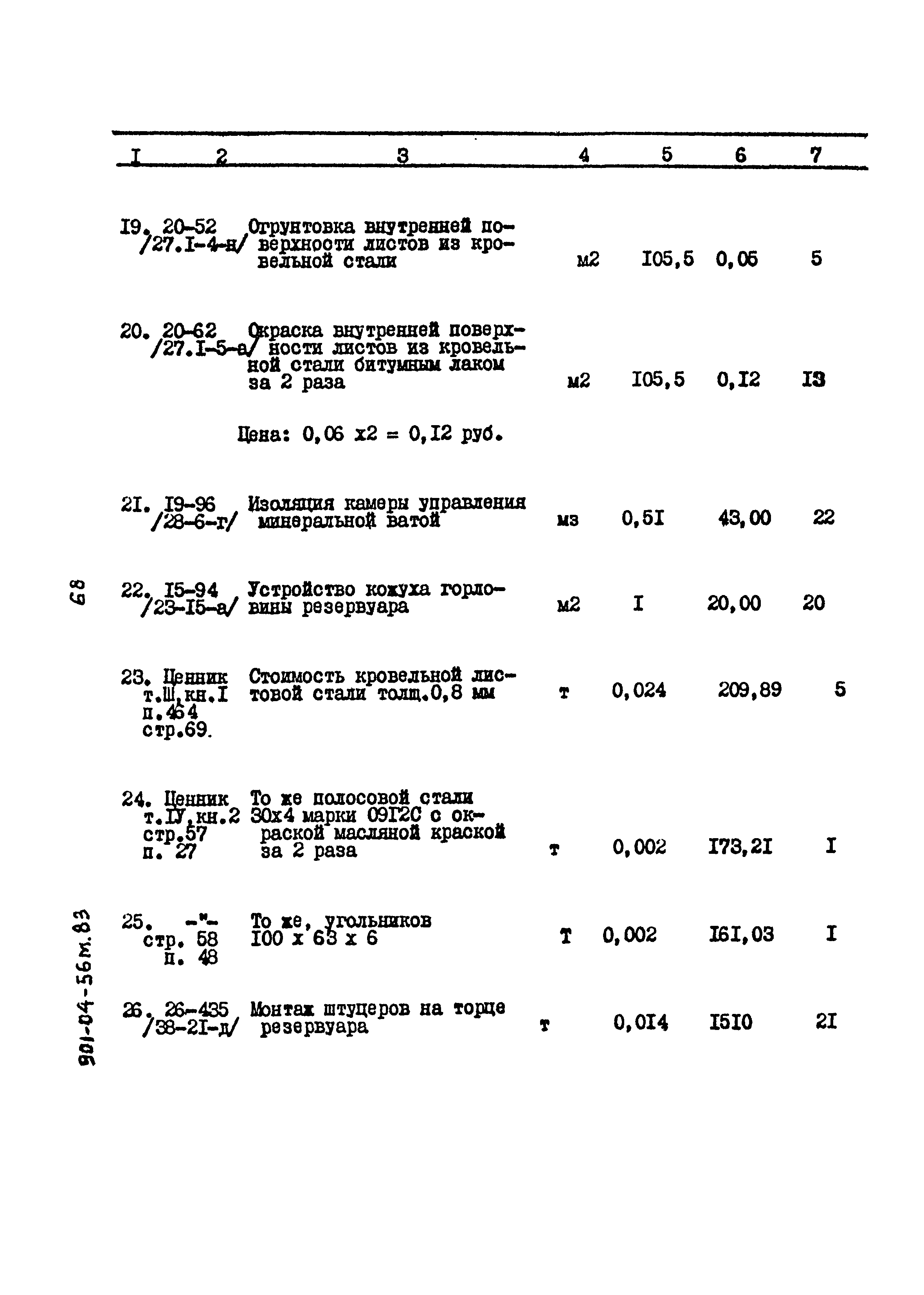 Типовые проектные решения 901-04-56м.83