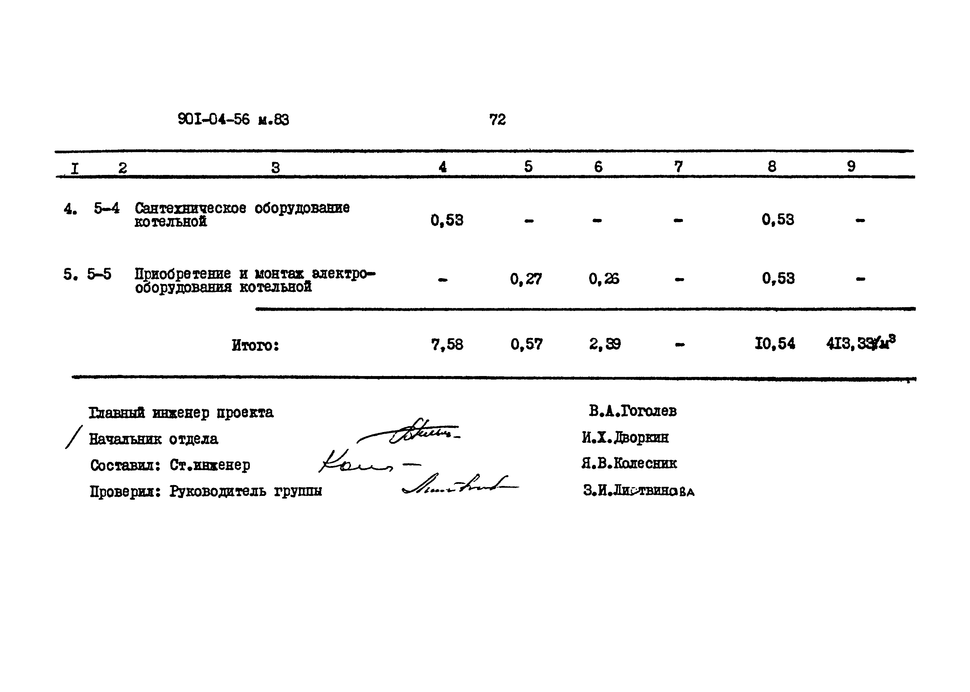 Типовые проектные решения 901-04-56м.83