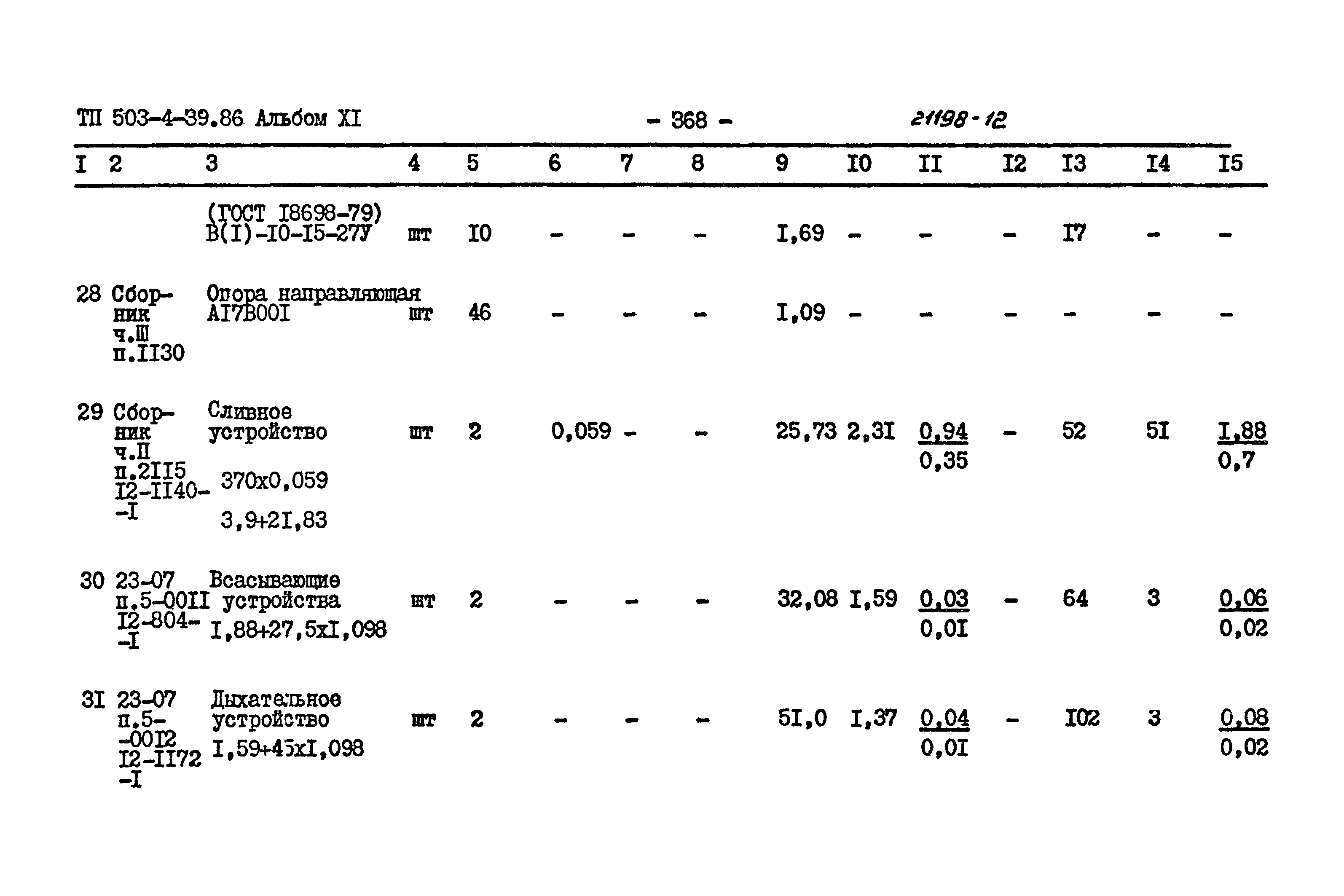 Типовой проект 503-4-39.86