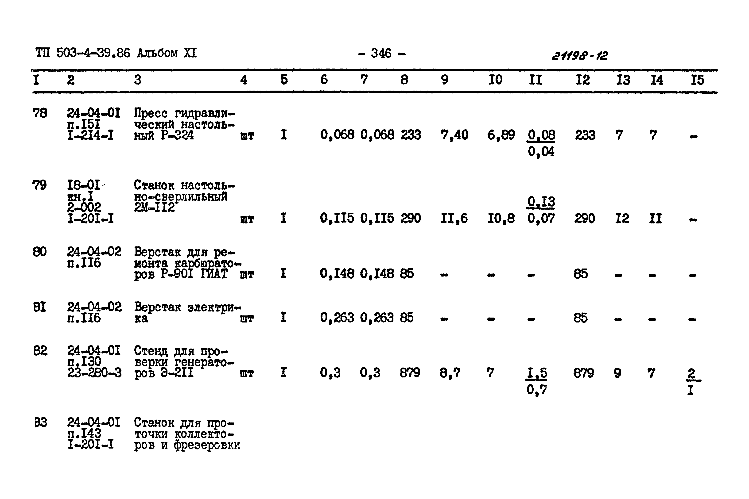 Типовой проект 503-4-39.86