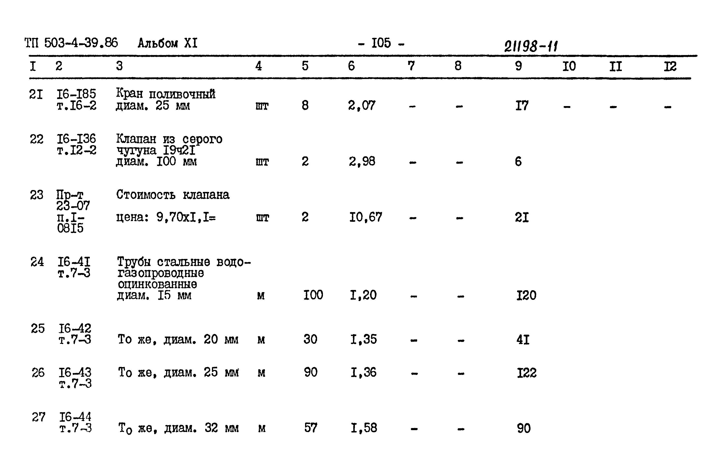 Типовой проект 503-4-39.86