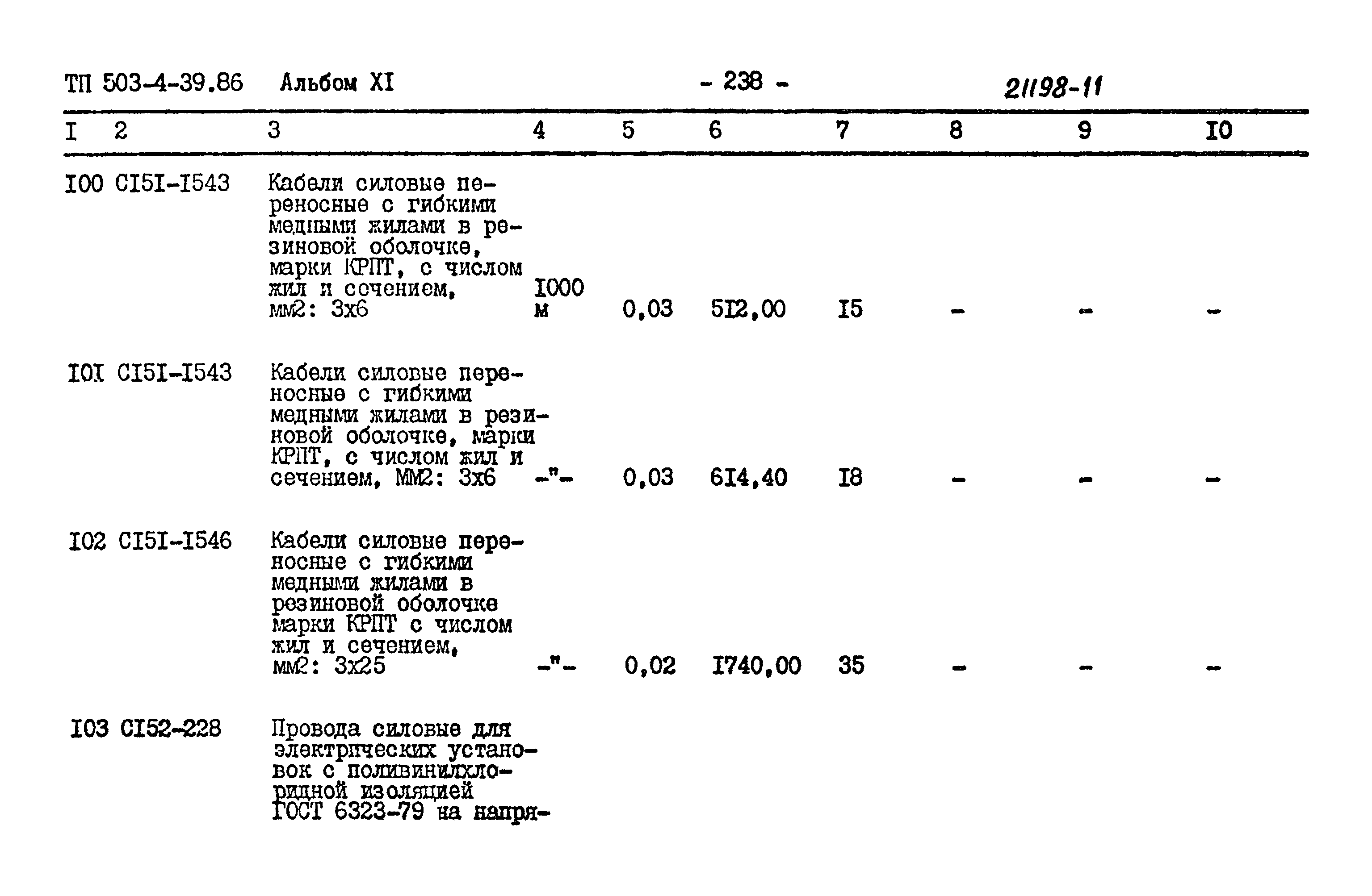 Типовой проект 503-4-39.86