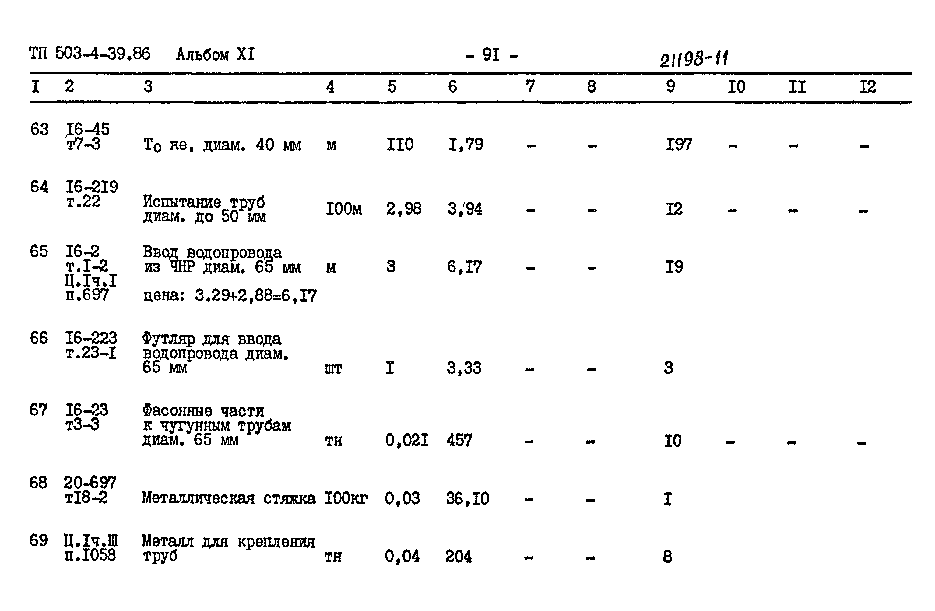 Типовой проект 503-4-39.86