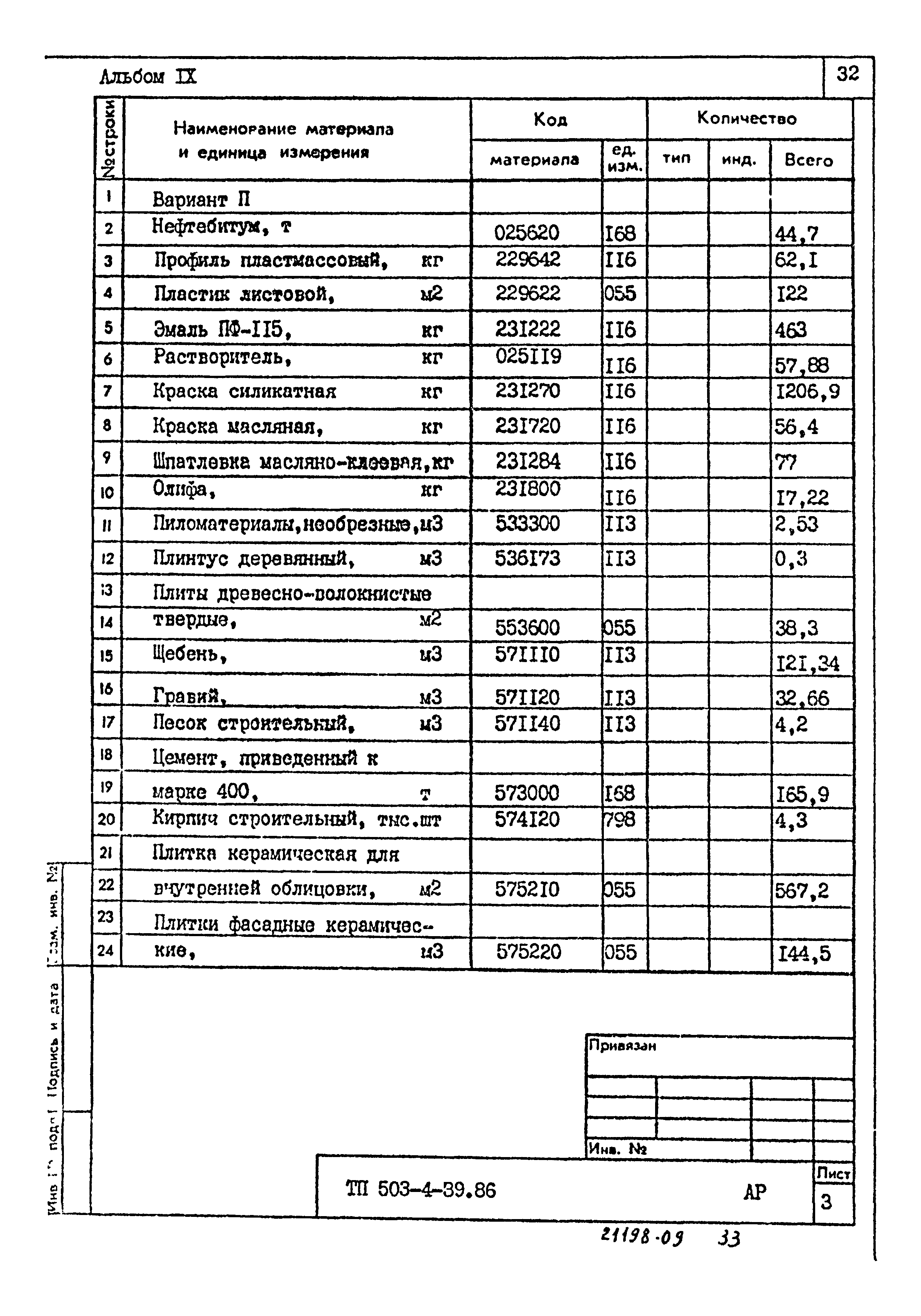 Типовой проект 503-4-39.86