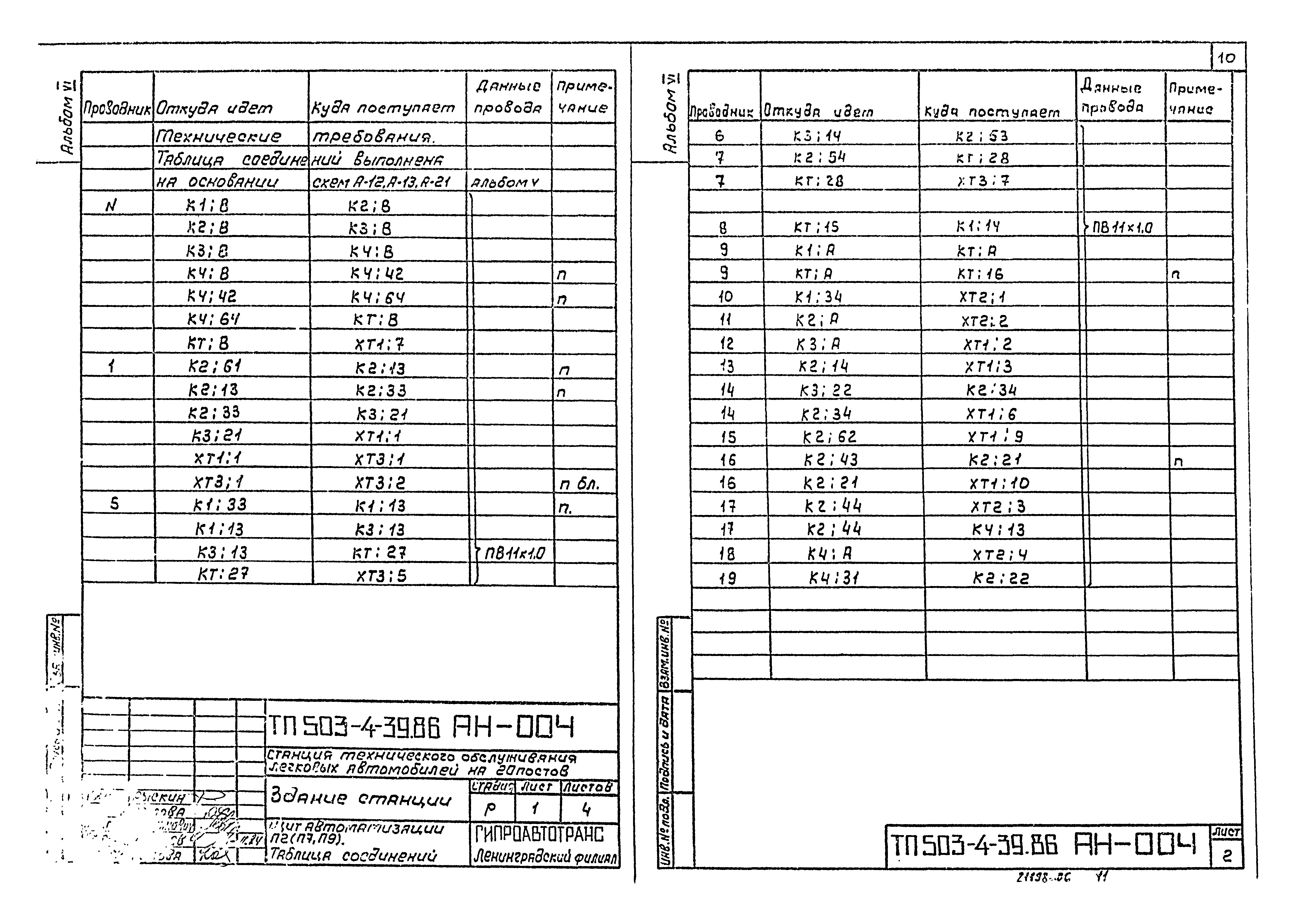 Типовой проект 503-4-39.86