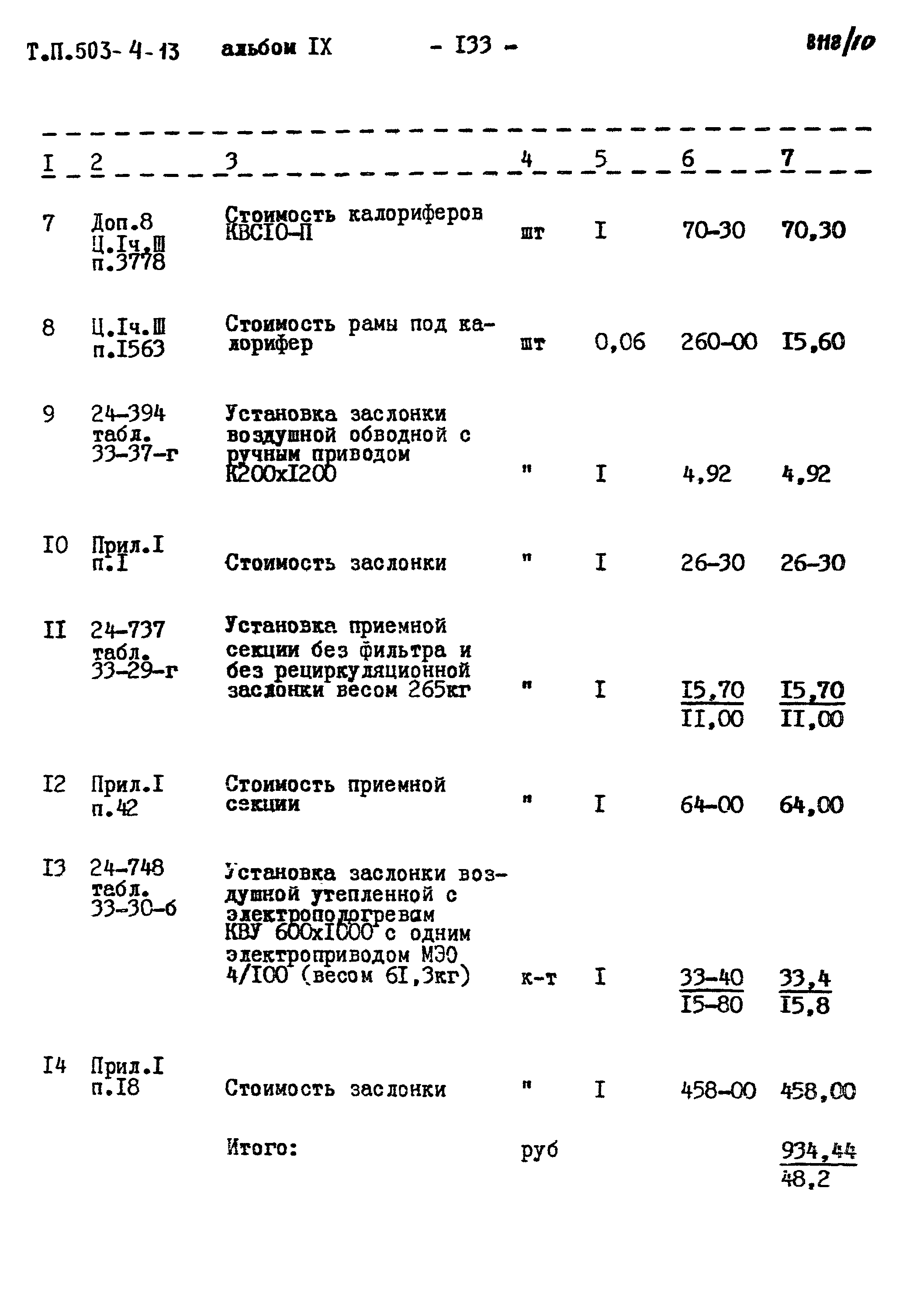 Типовой проект 503-4-13