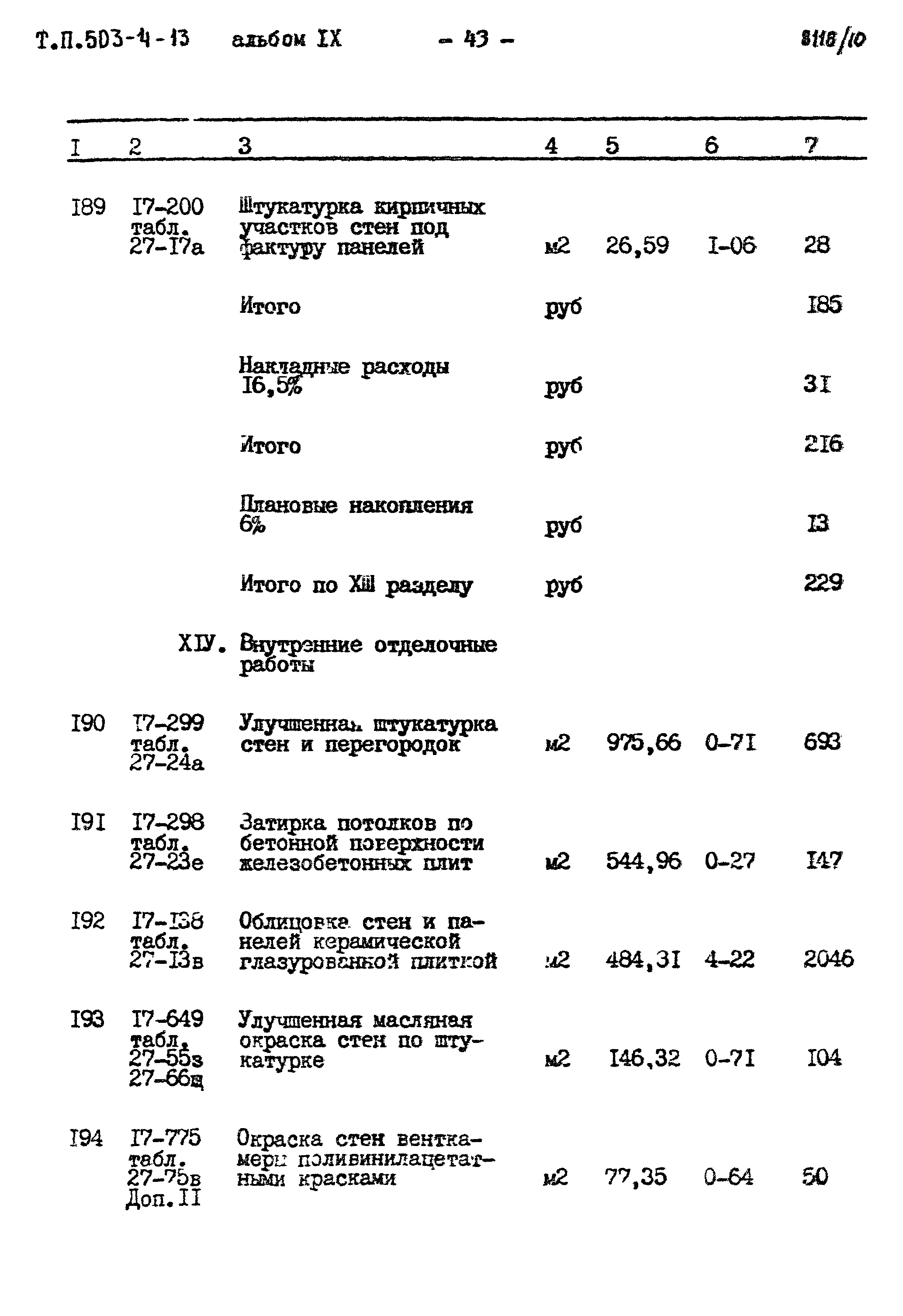 Типовой проект 503-4-13