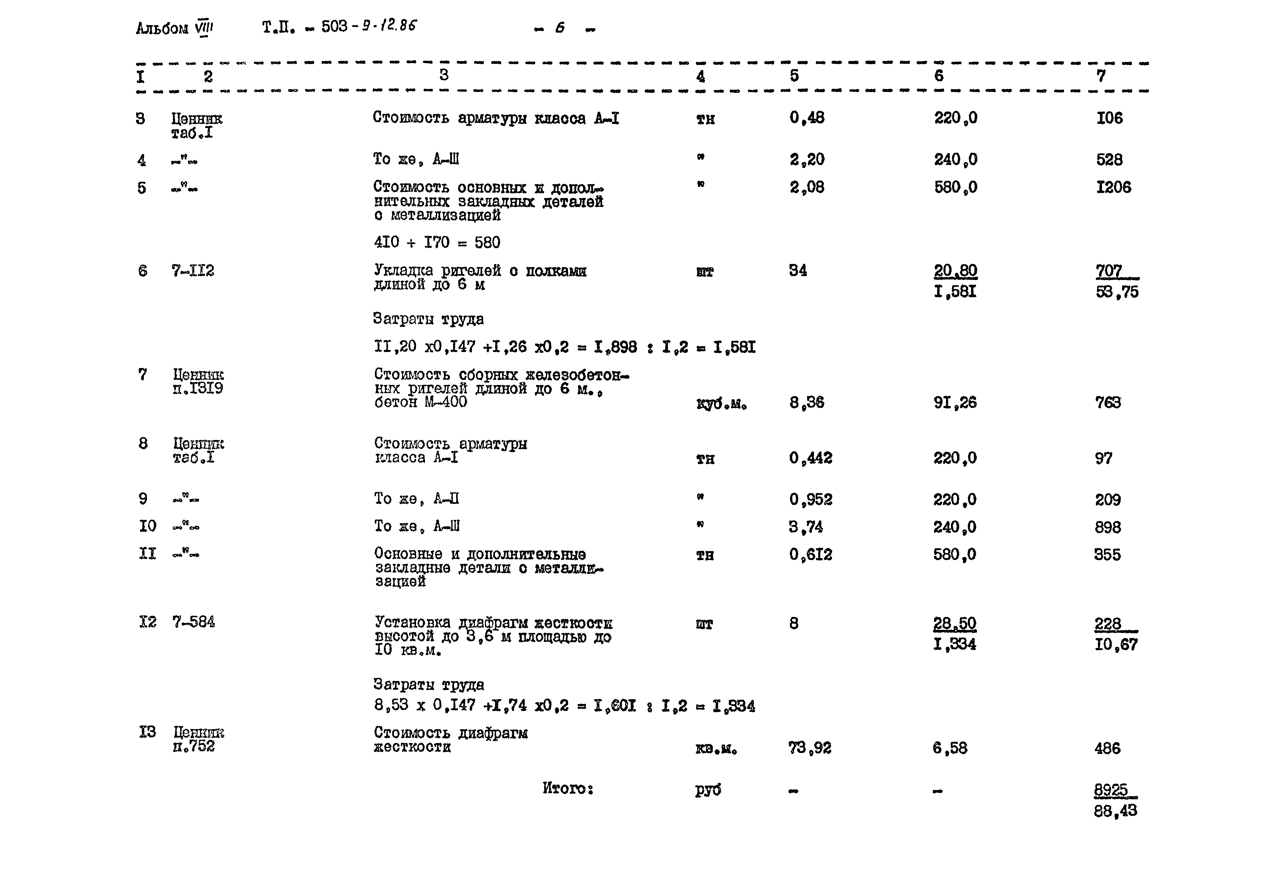 Типовой проект 503-9-12.86