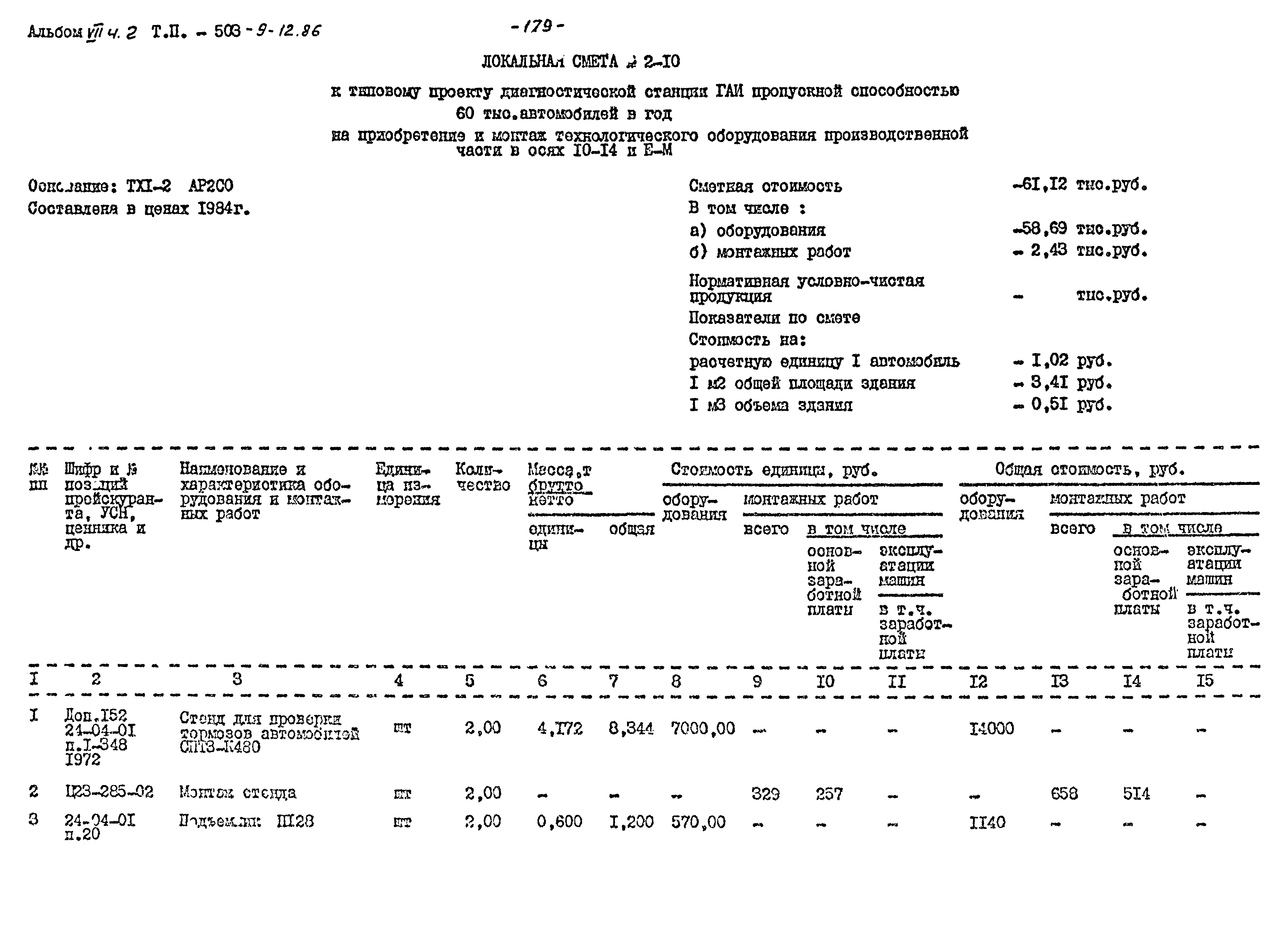 Типовой проект 503-9-12.86