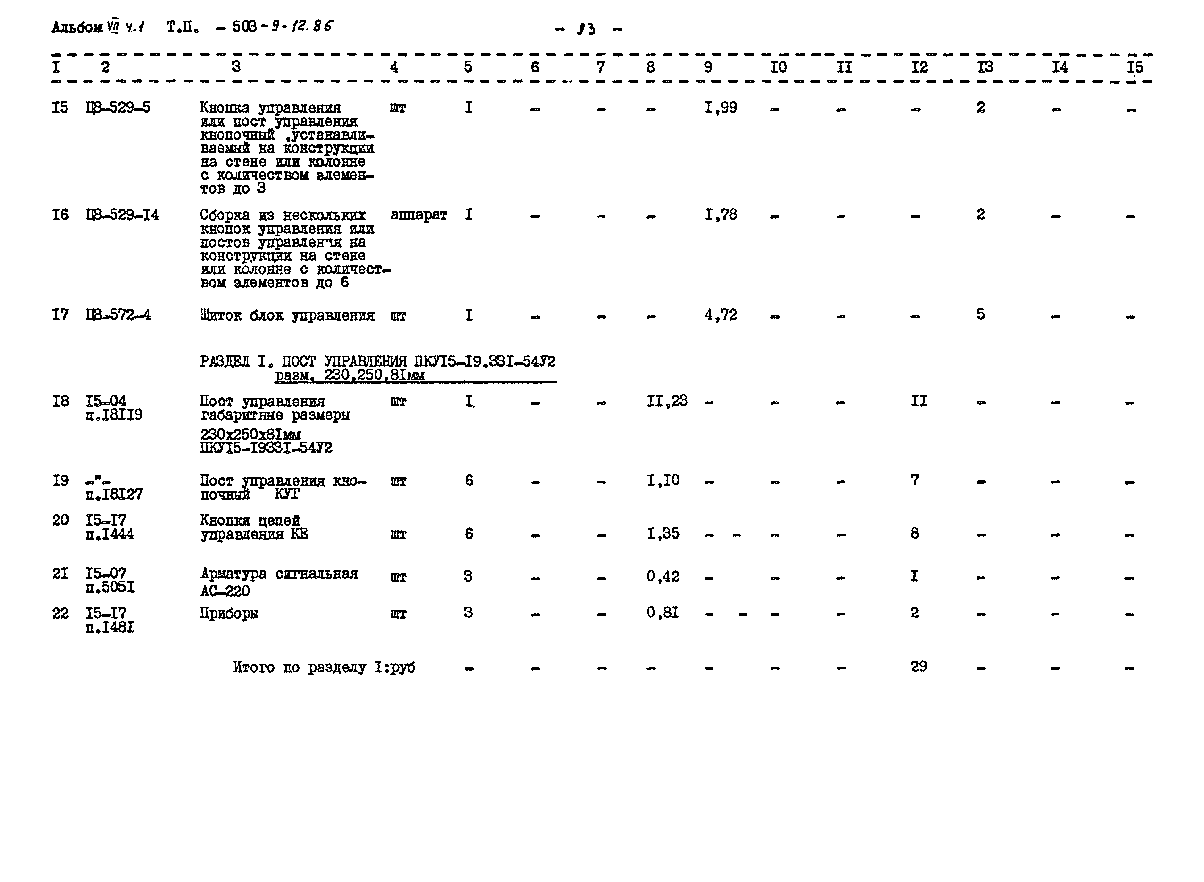 Типовой проект 503-9-12.86