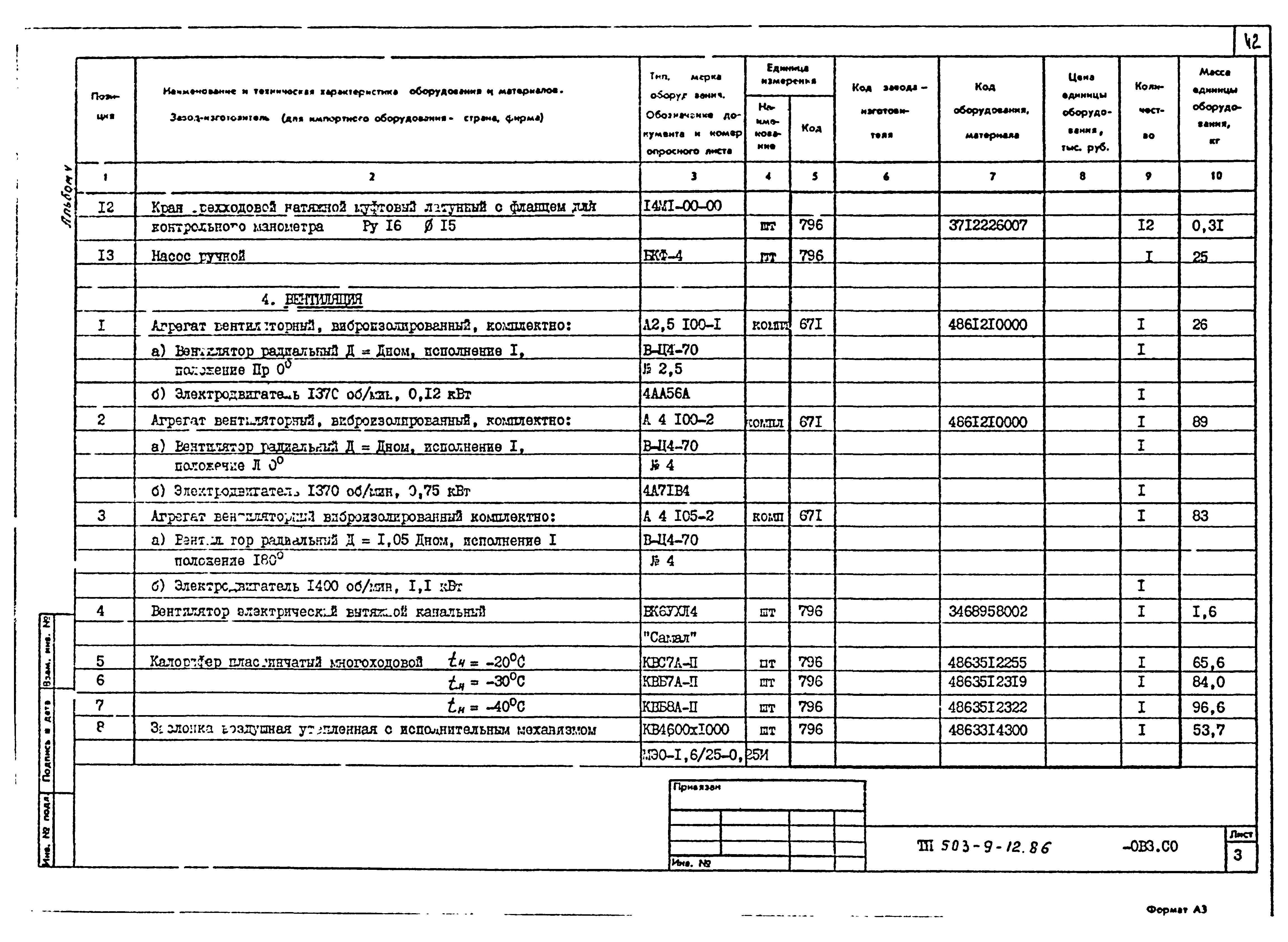 Типовой проект 503-9-12.86