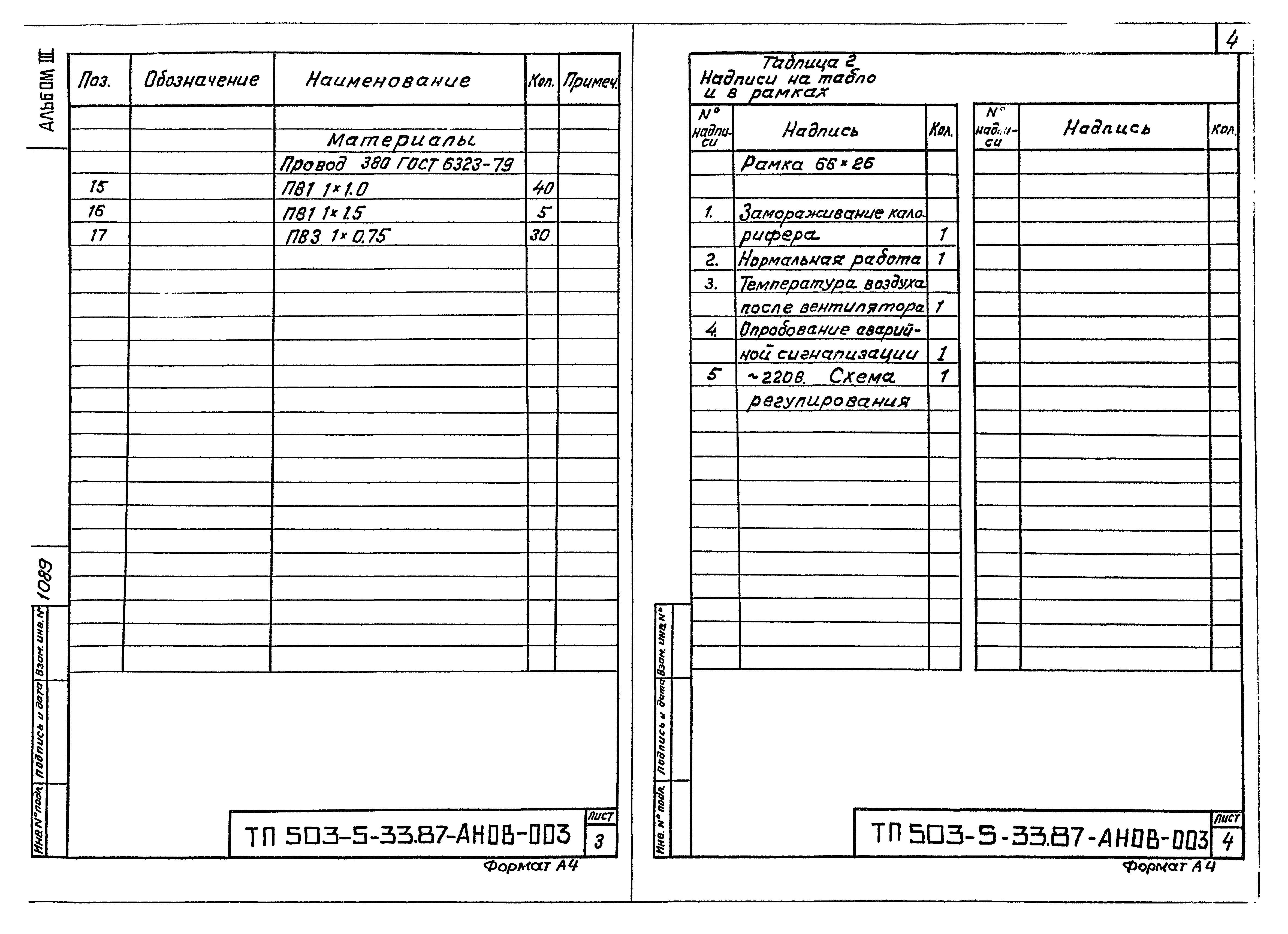 Типовой проект 503-5-33.87