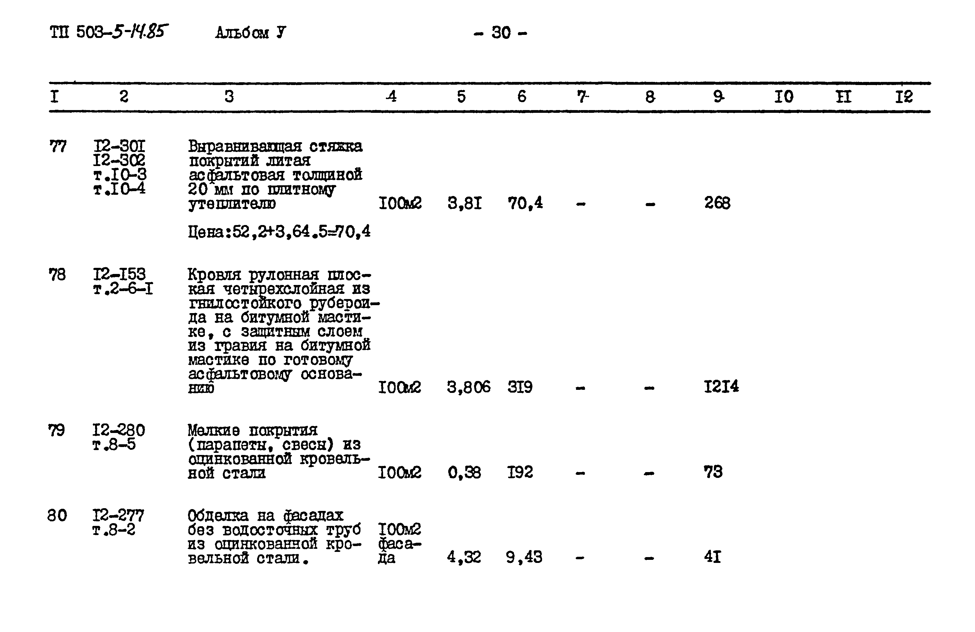 Типовой проект 503-5-14.85