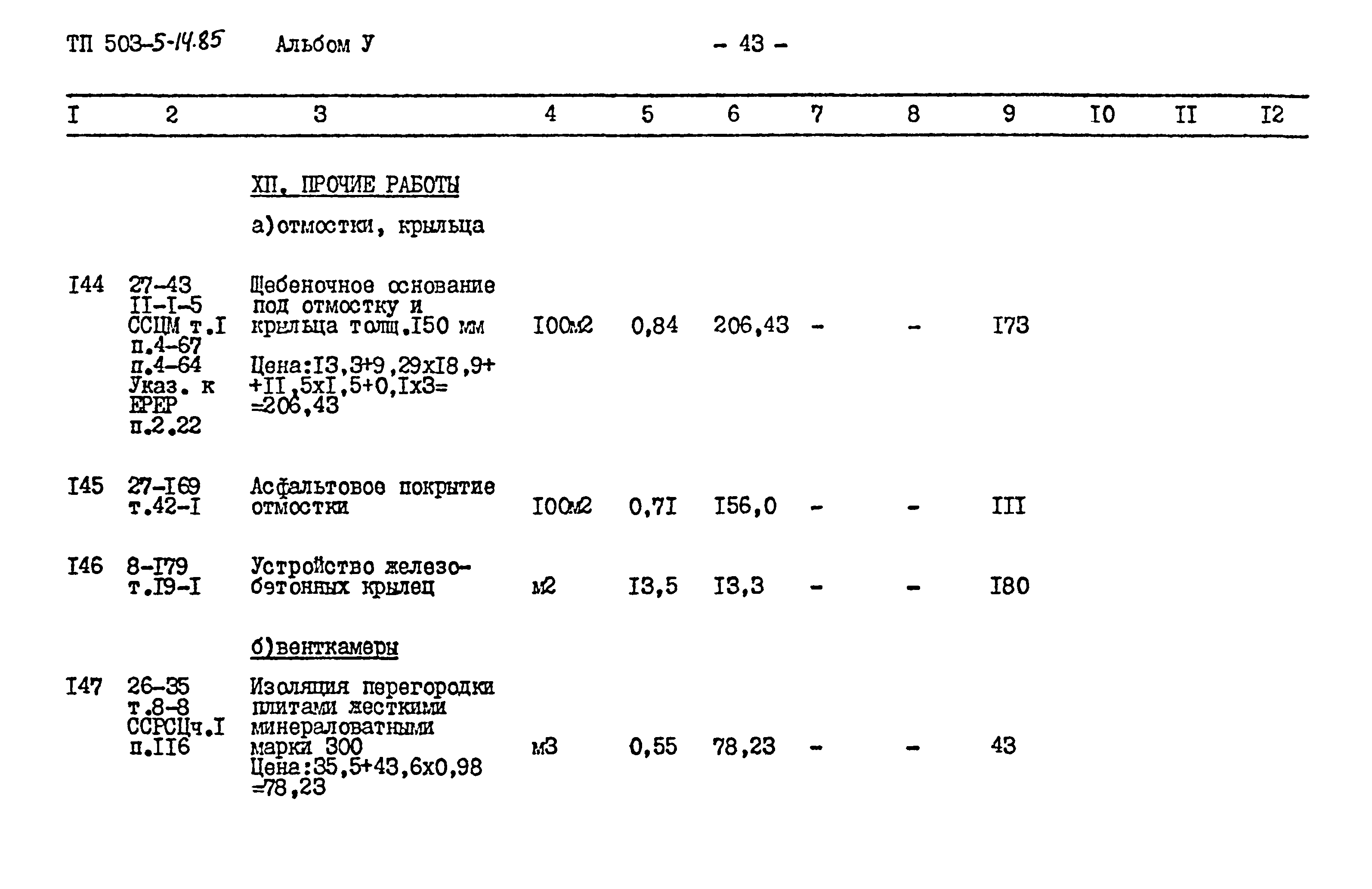 Типовой проект 503-5-14.85