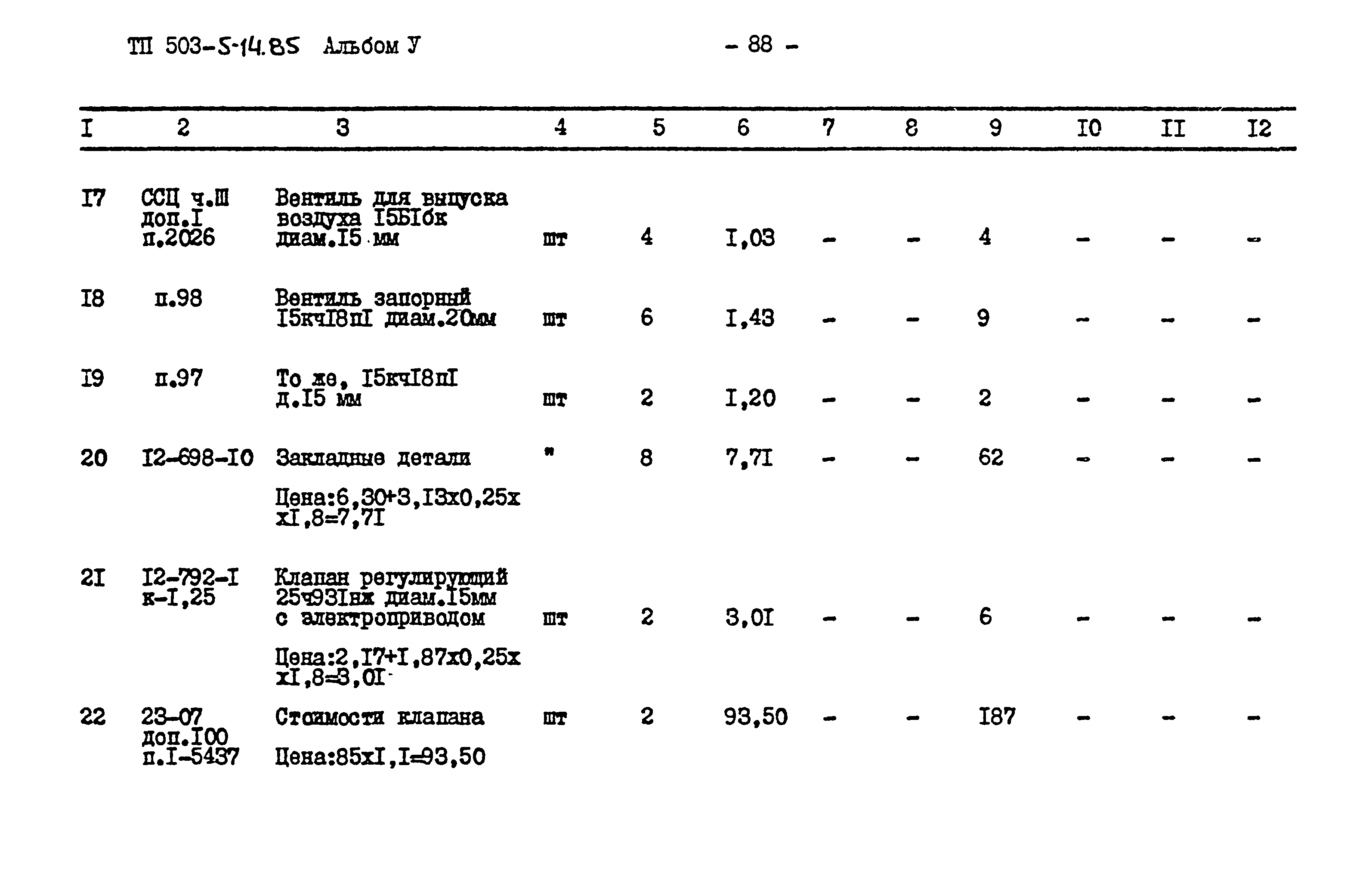 Типовой проект 503-5-14.85