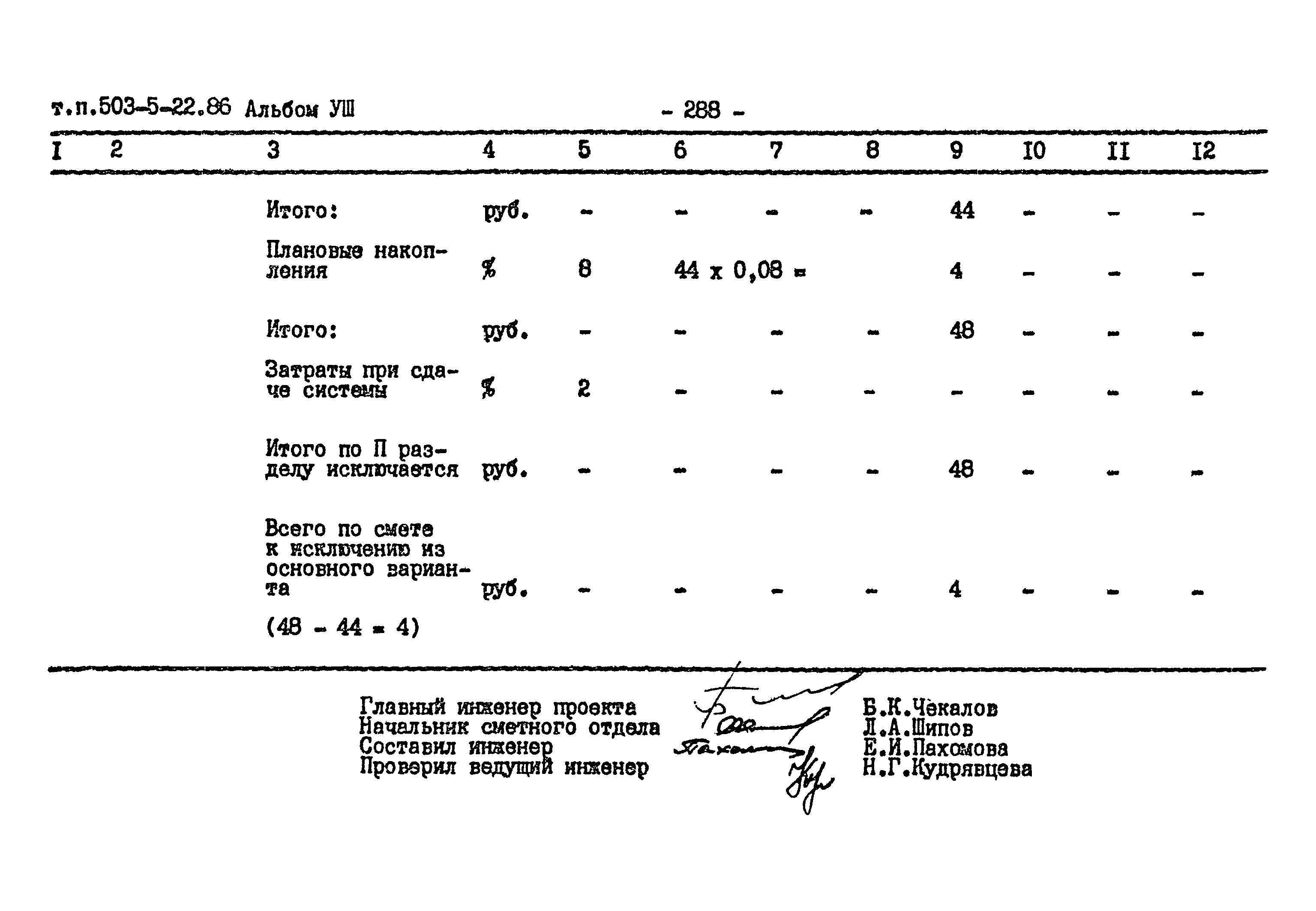 Типовой проект 503-5-22.86