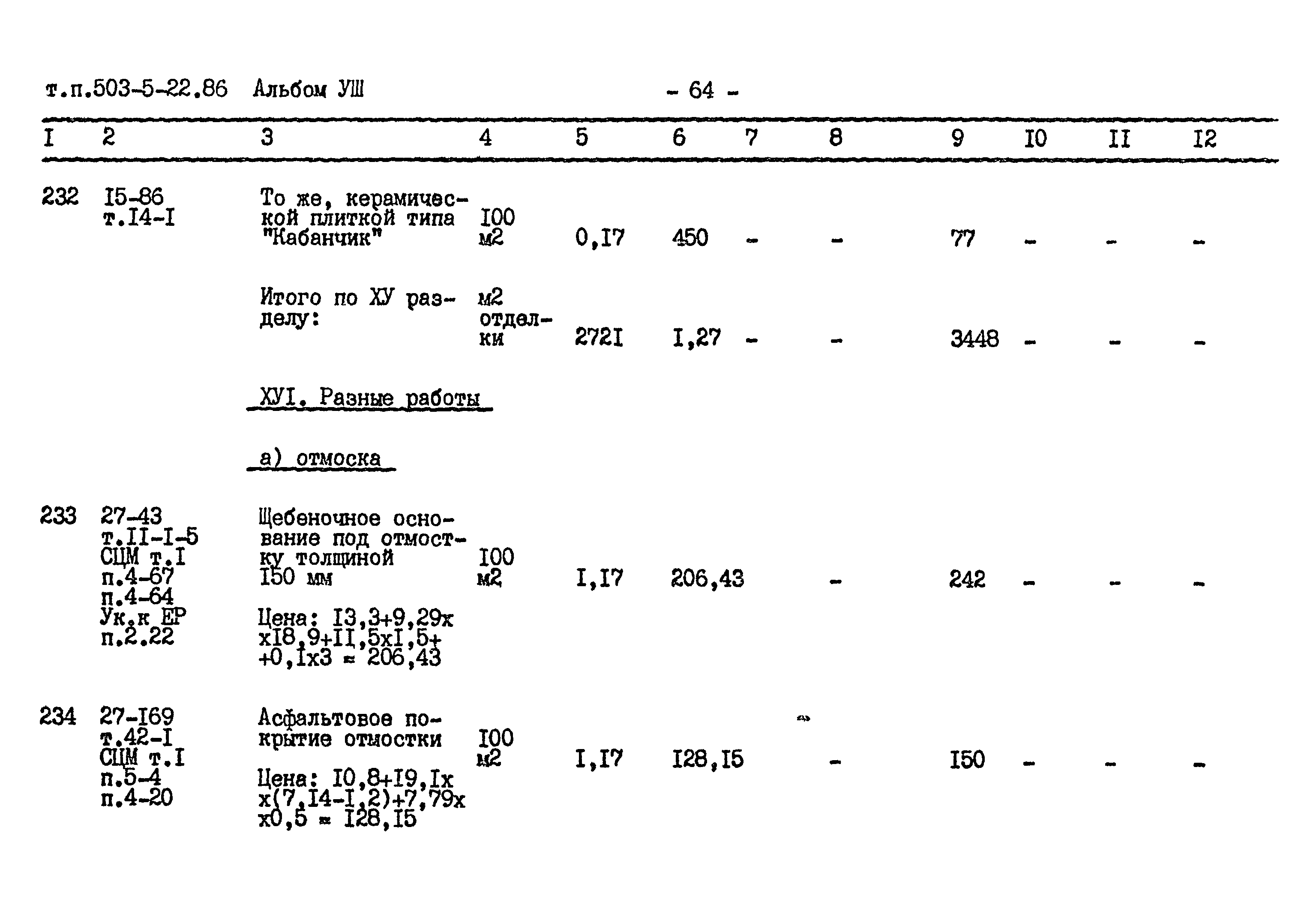 Типовой проект 503-5-22.86