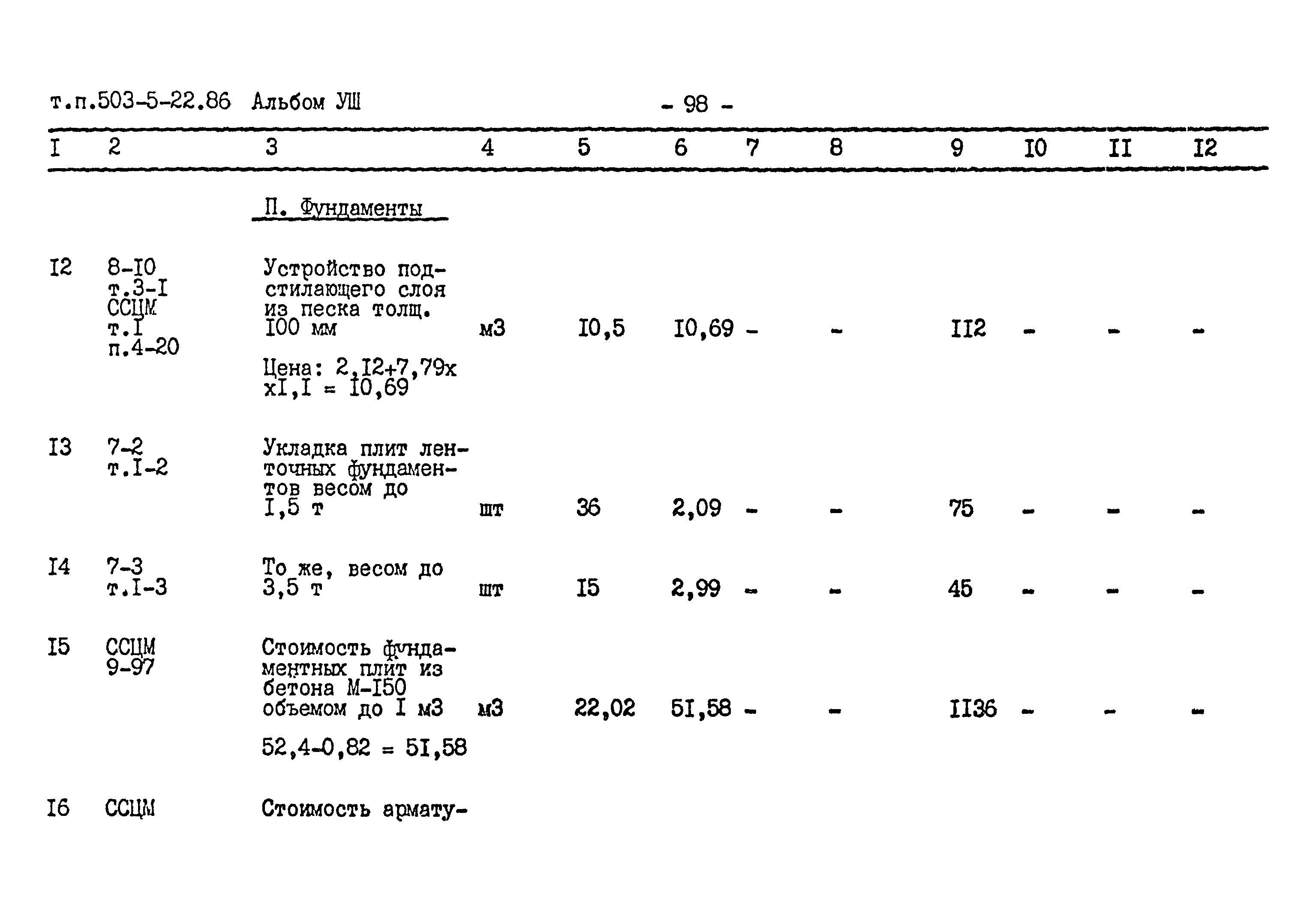 Типовой проект 503-5-22.86