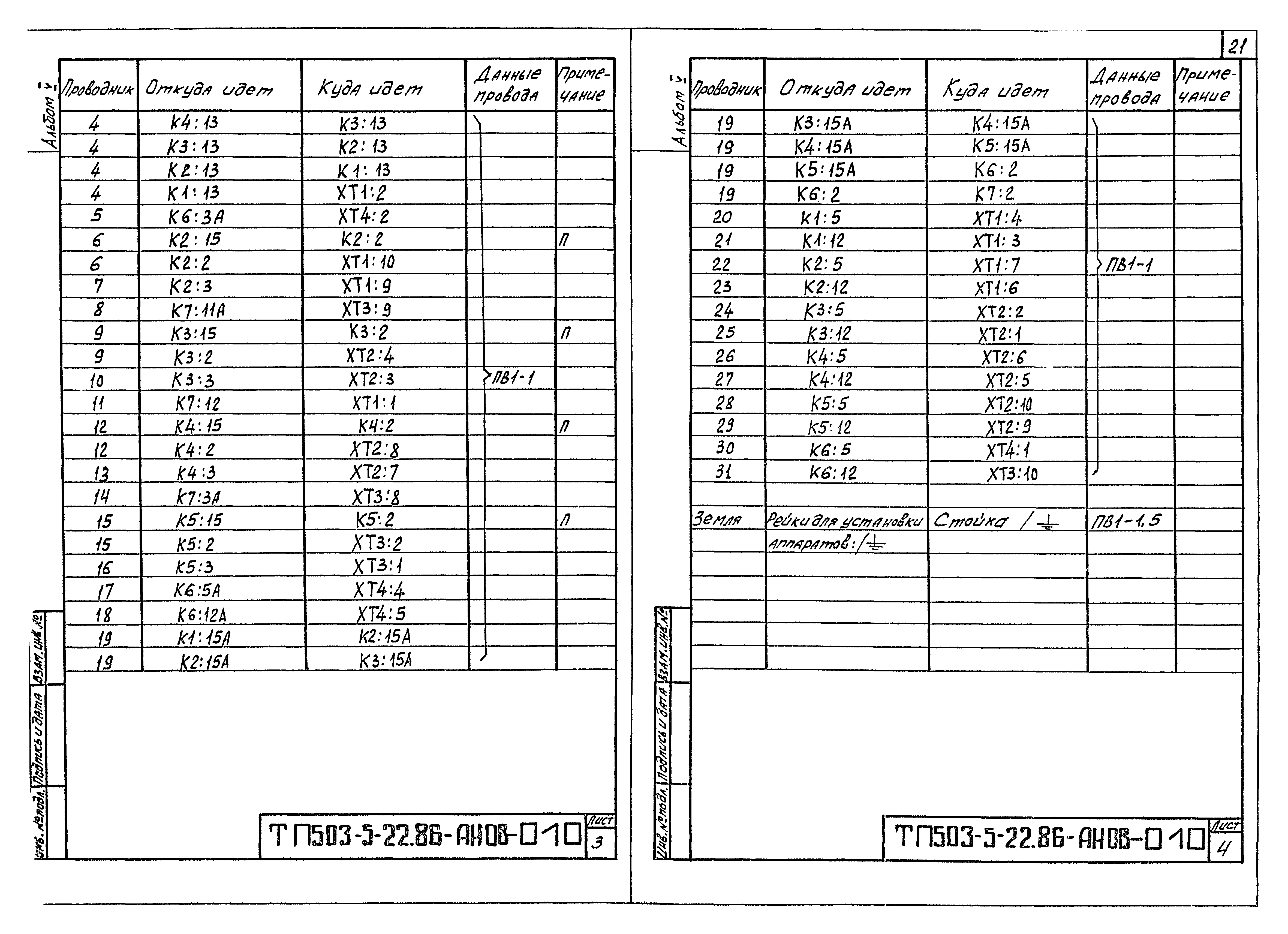 Типовой проект 503-5-22.86