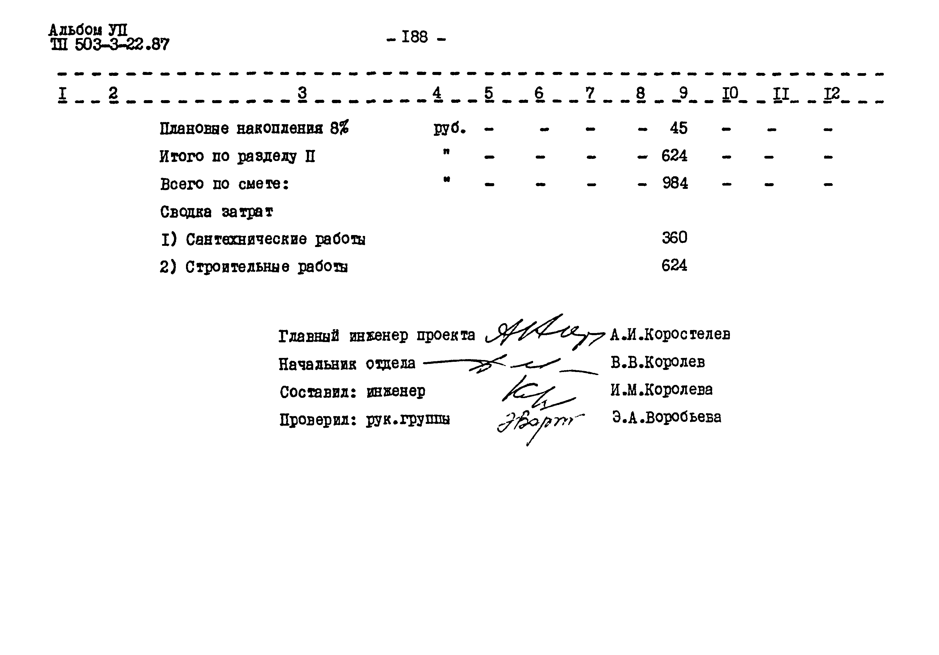 Типовой проект 503-3-22.87