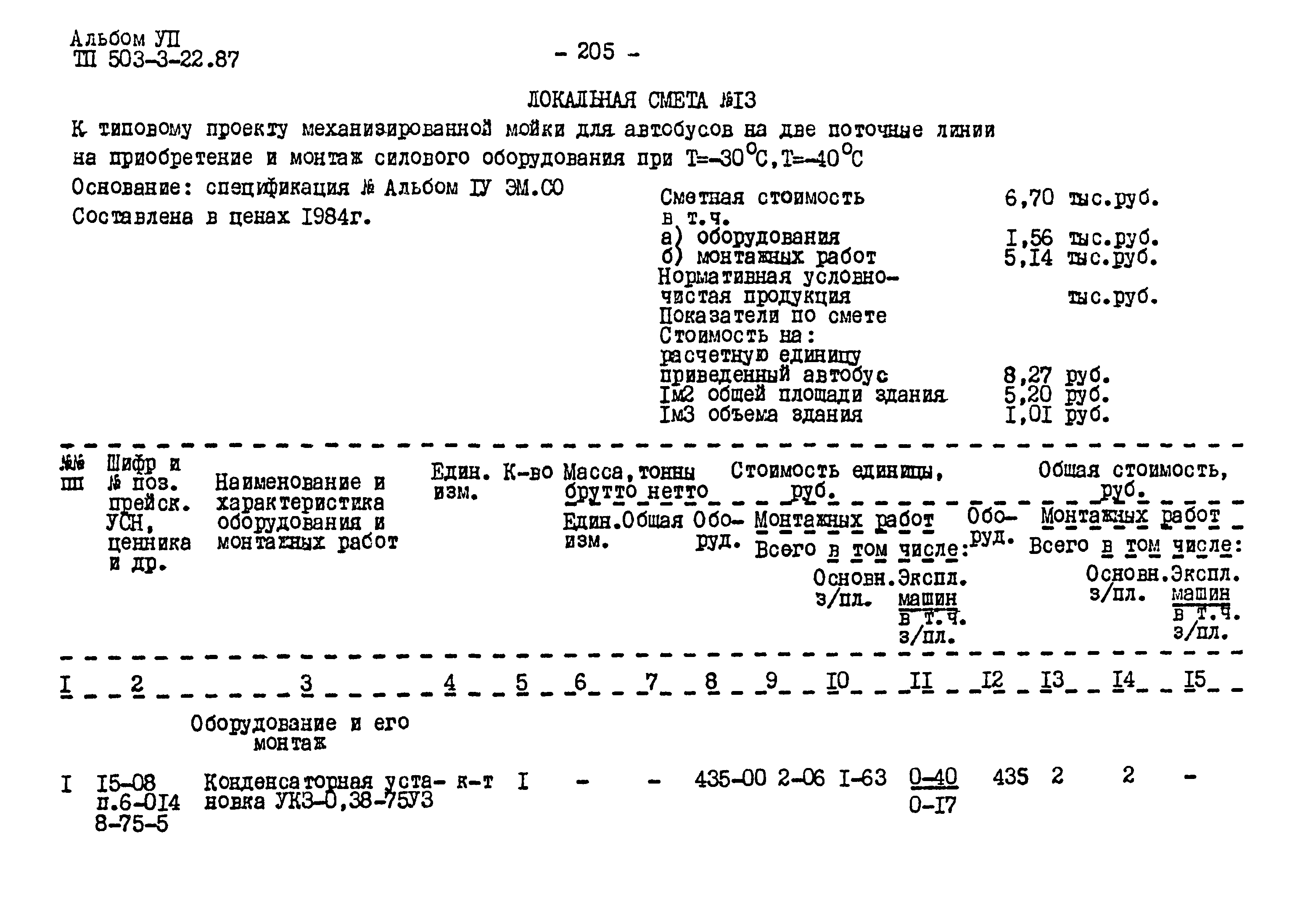 Типовой проект 503-3-22.87