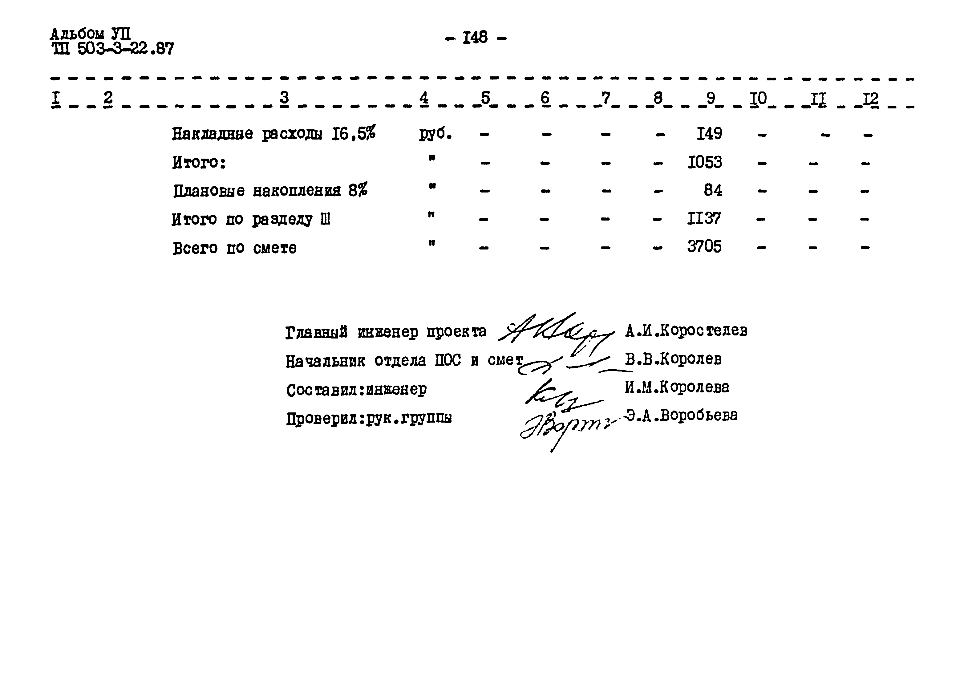 Типовой проект 503-3-22.87