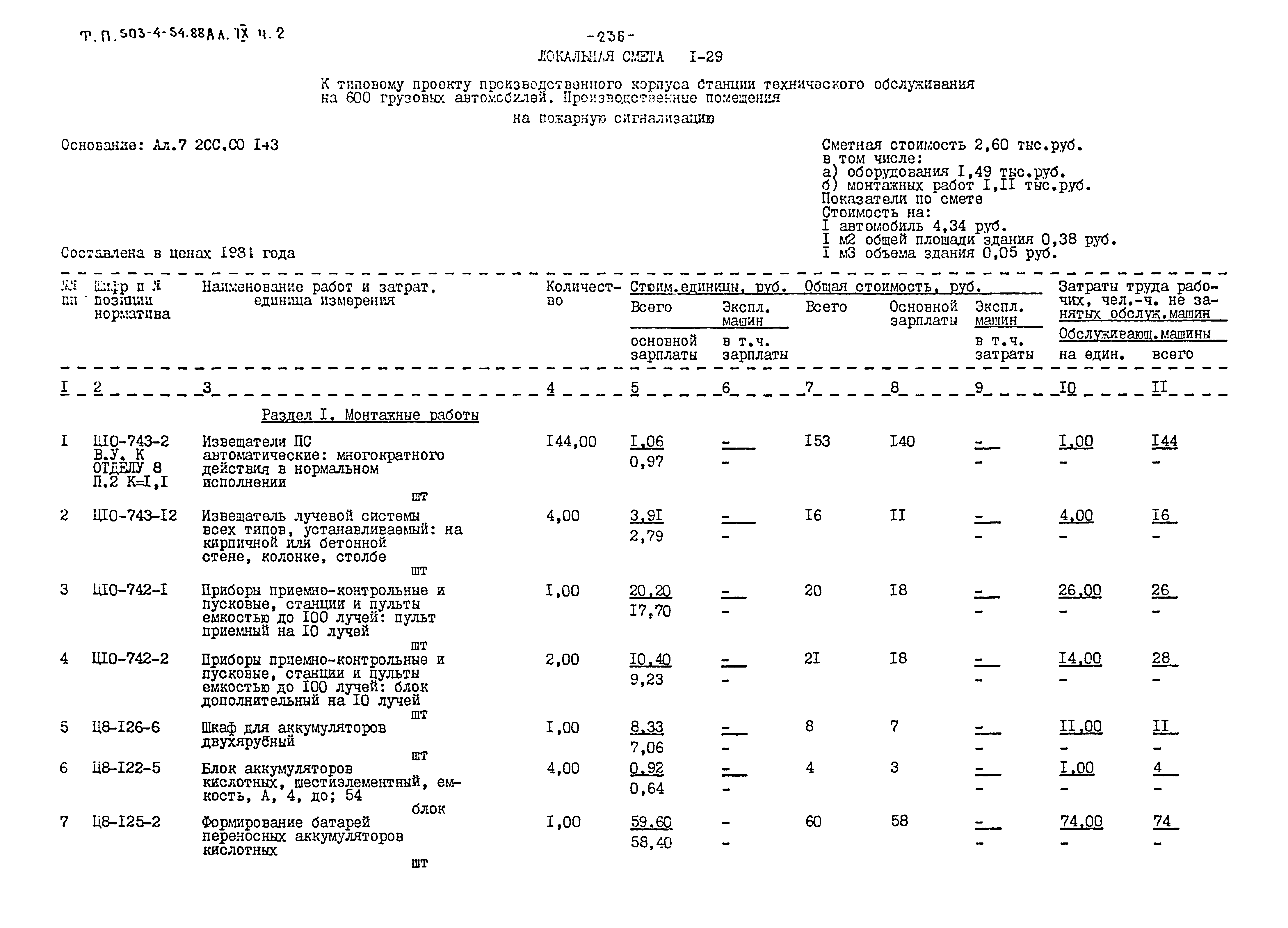 Типовой проект 503-4-54.88