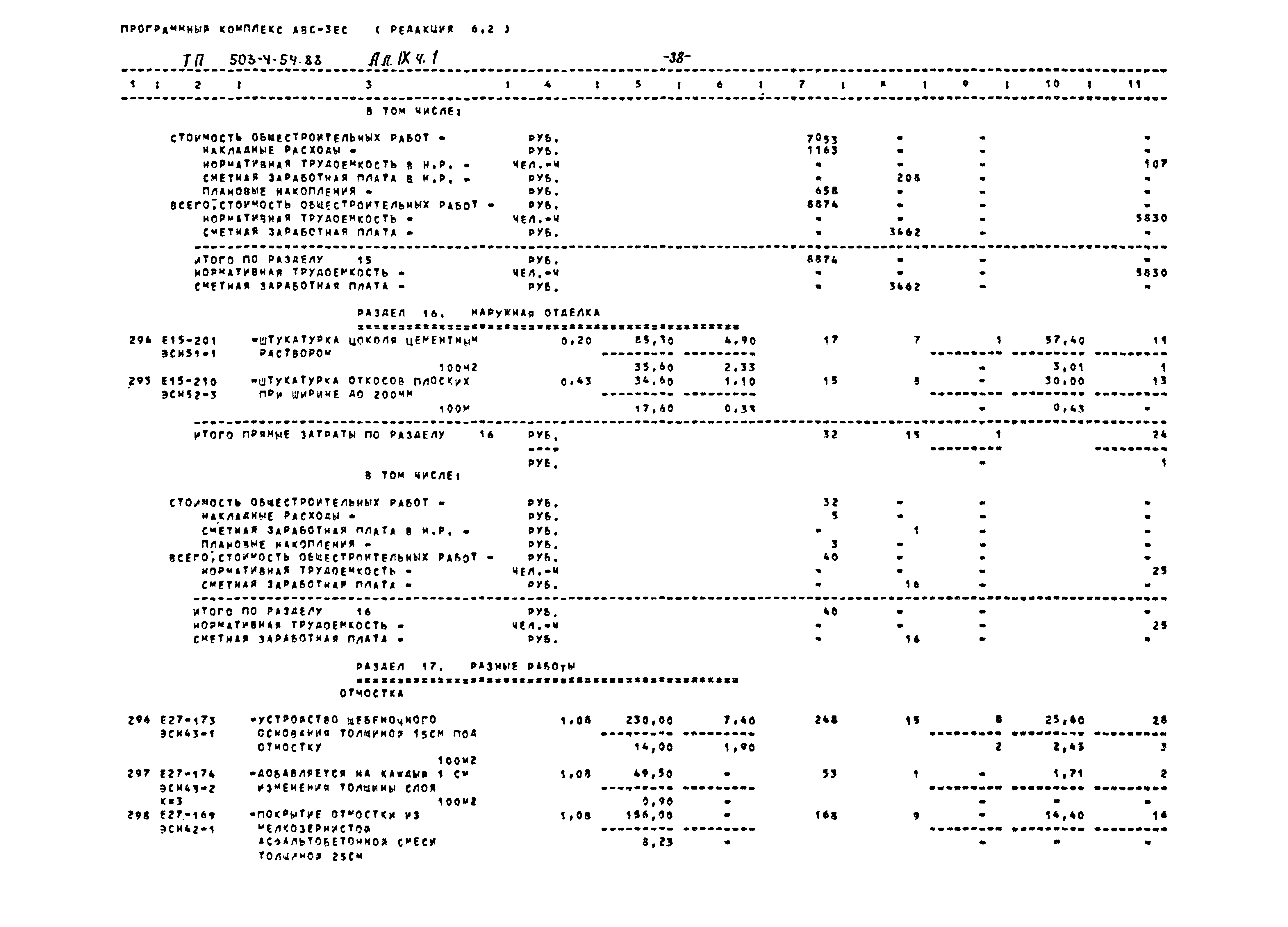 Типовой проект 503-4-54.88