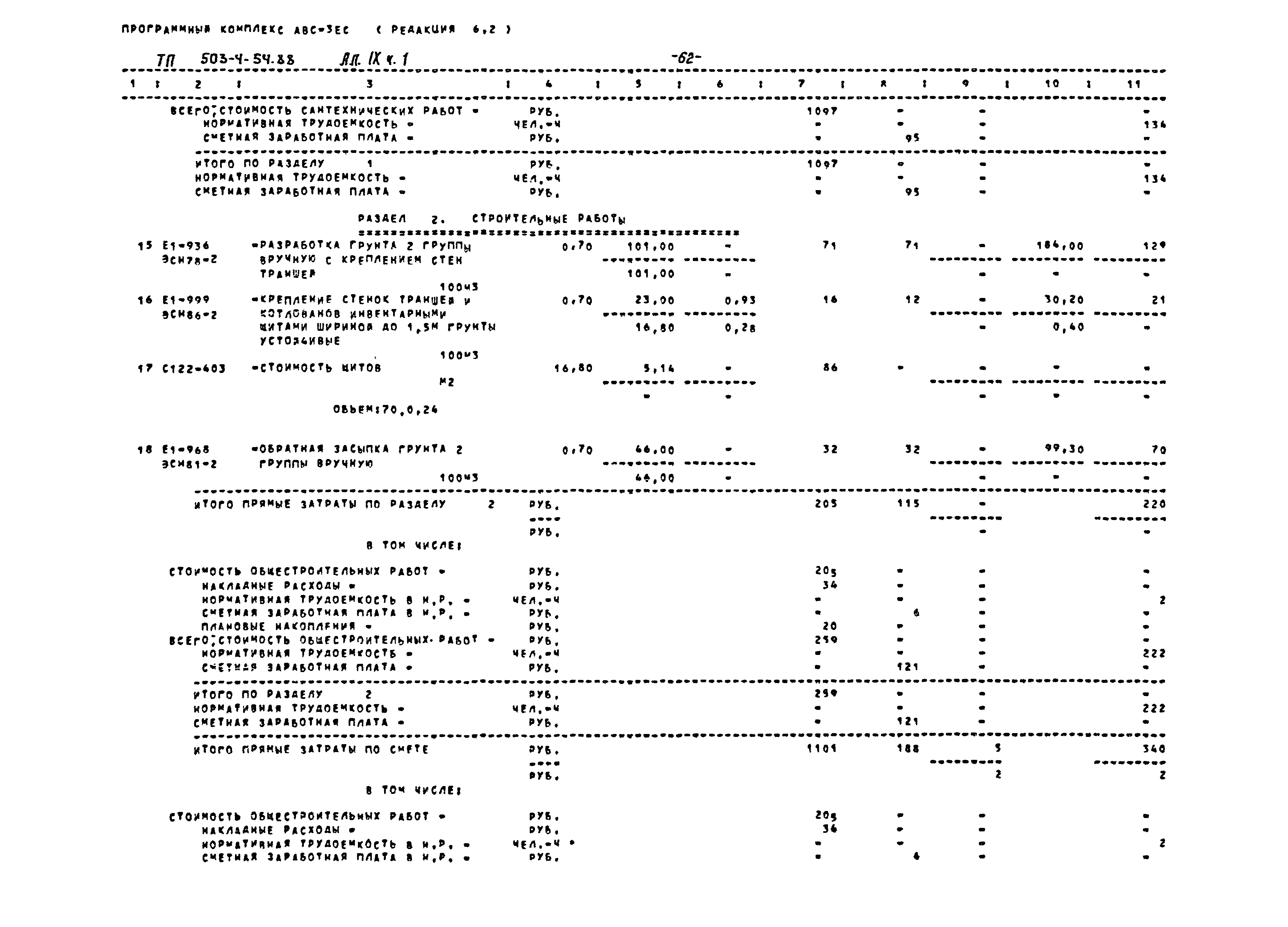 Типовой проект 503-4-54.88