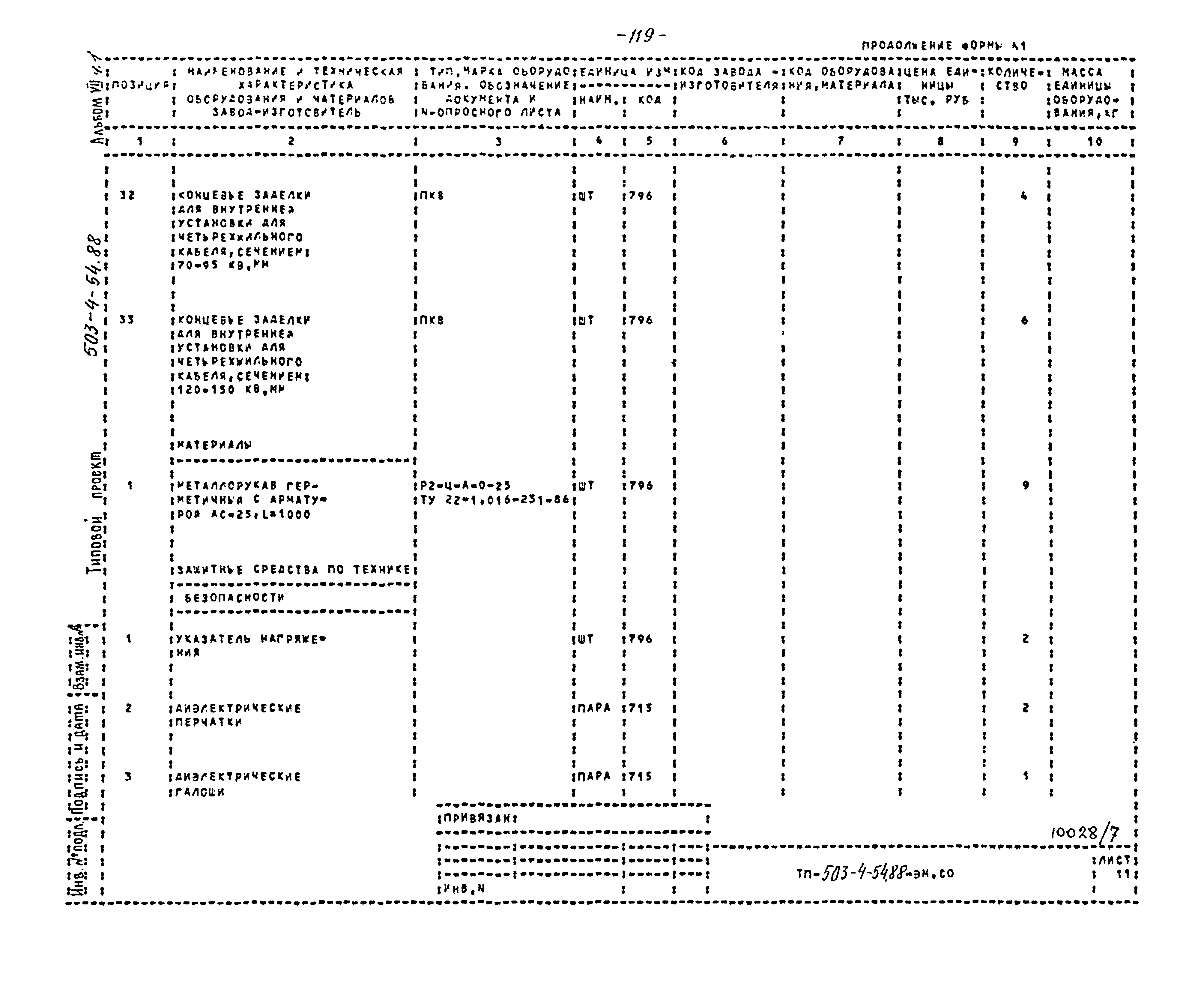 Типовой проект 503-4-54.88