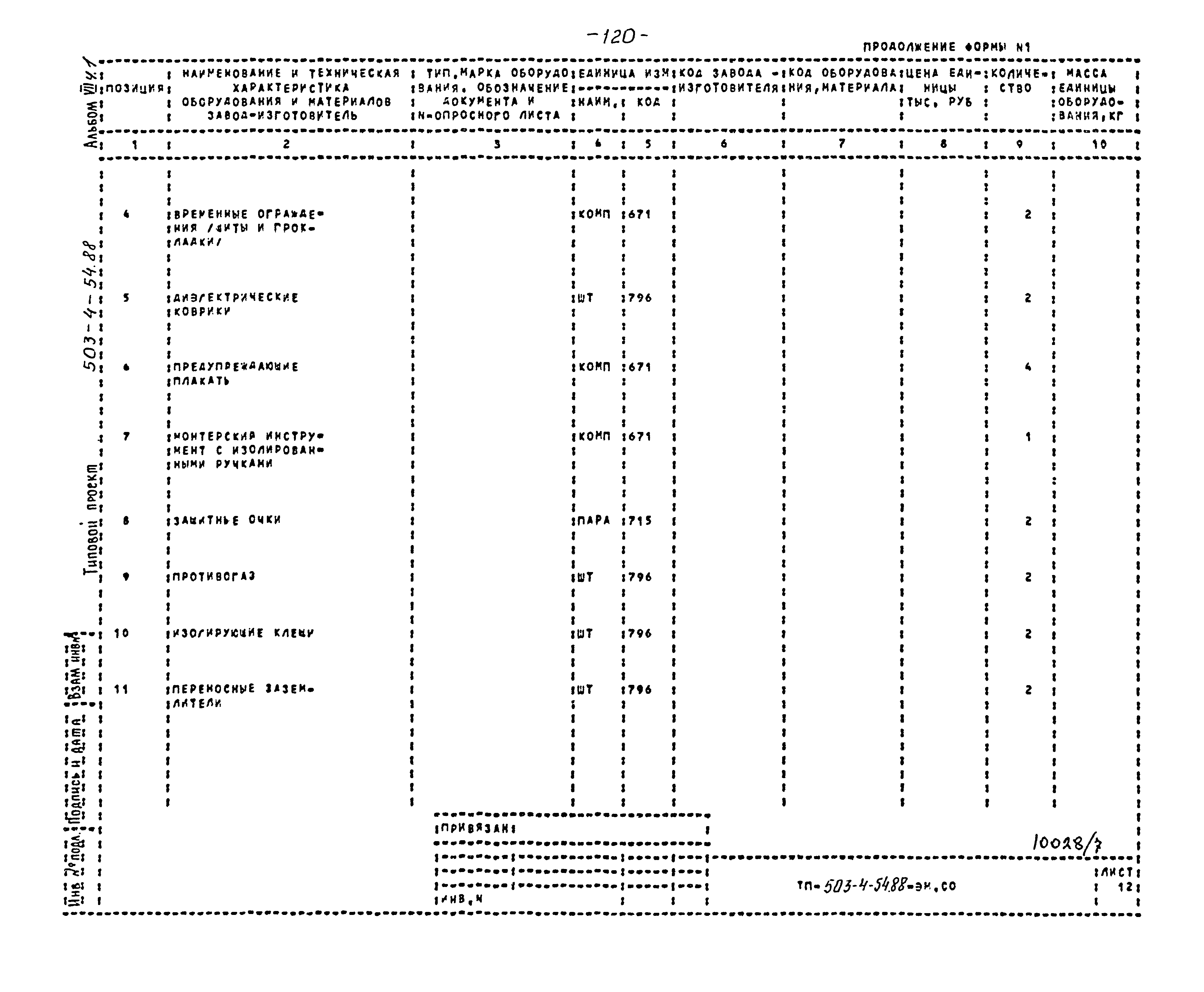 Типовой проект 503-4-54.88