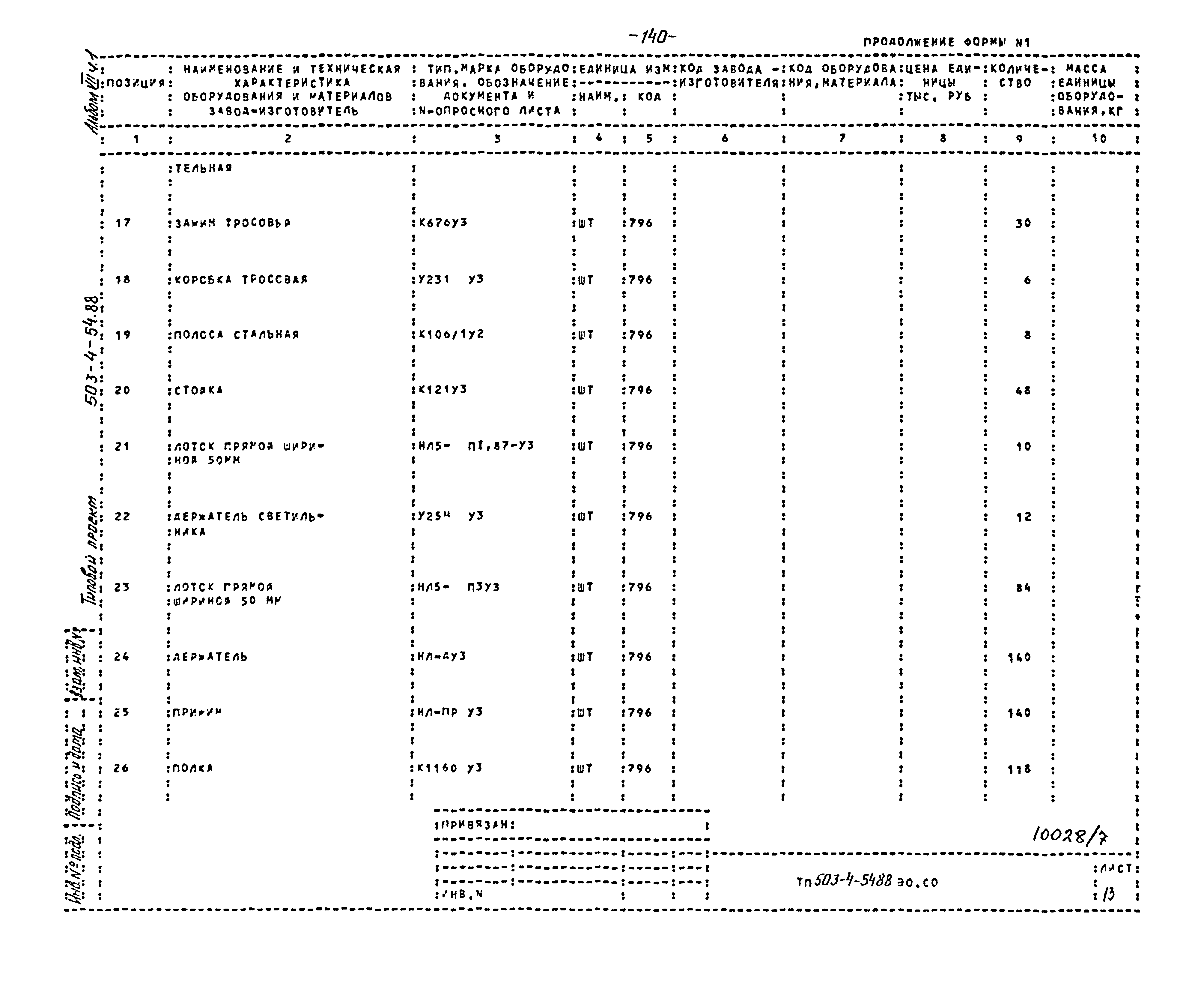 Типовой проект 503-4-54.88