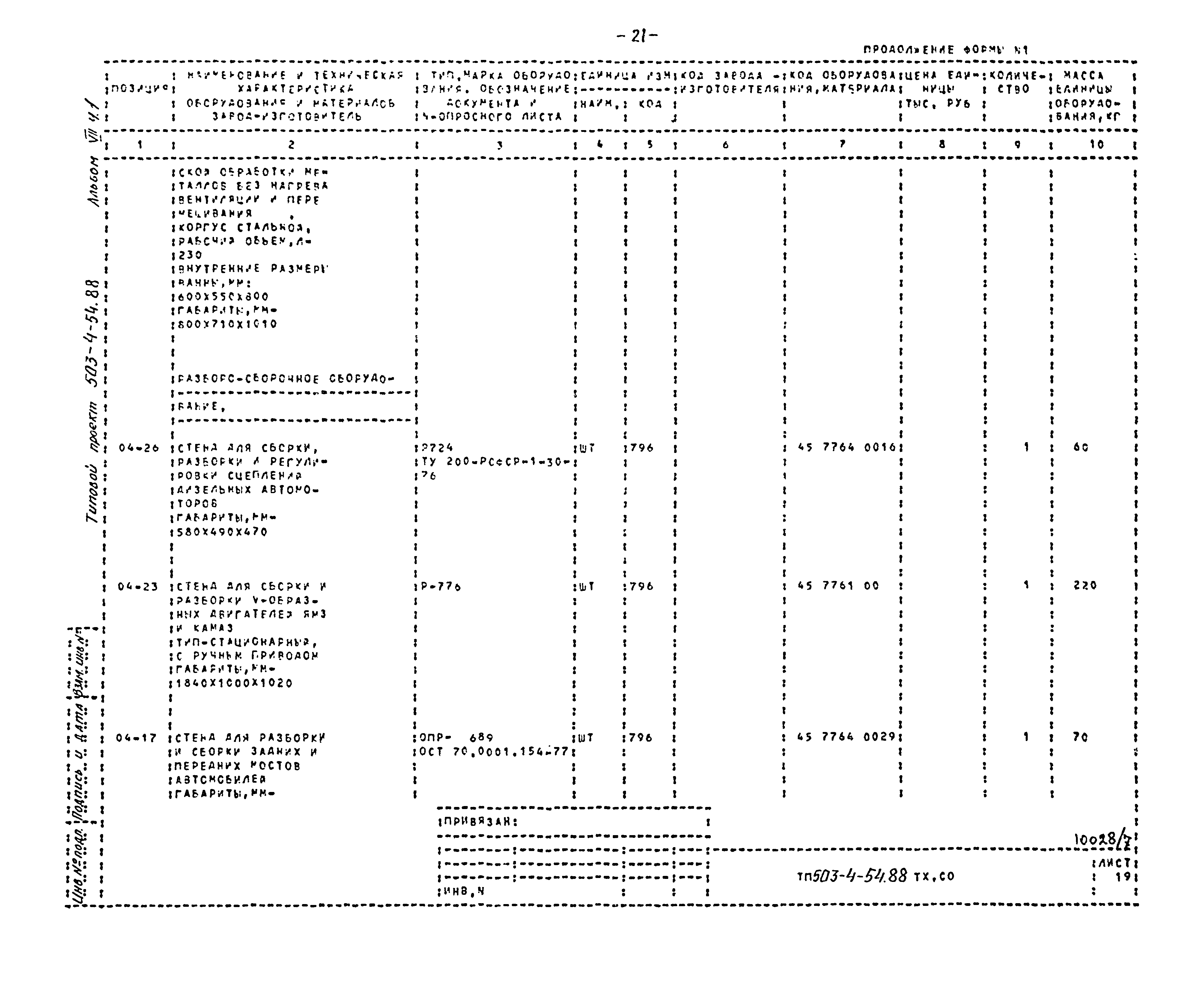 Типовой проект 503-4-54.88