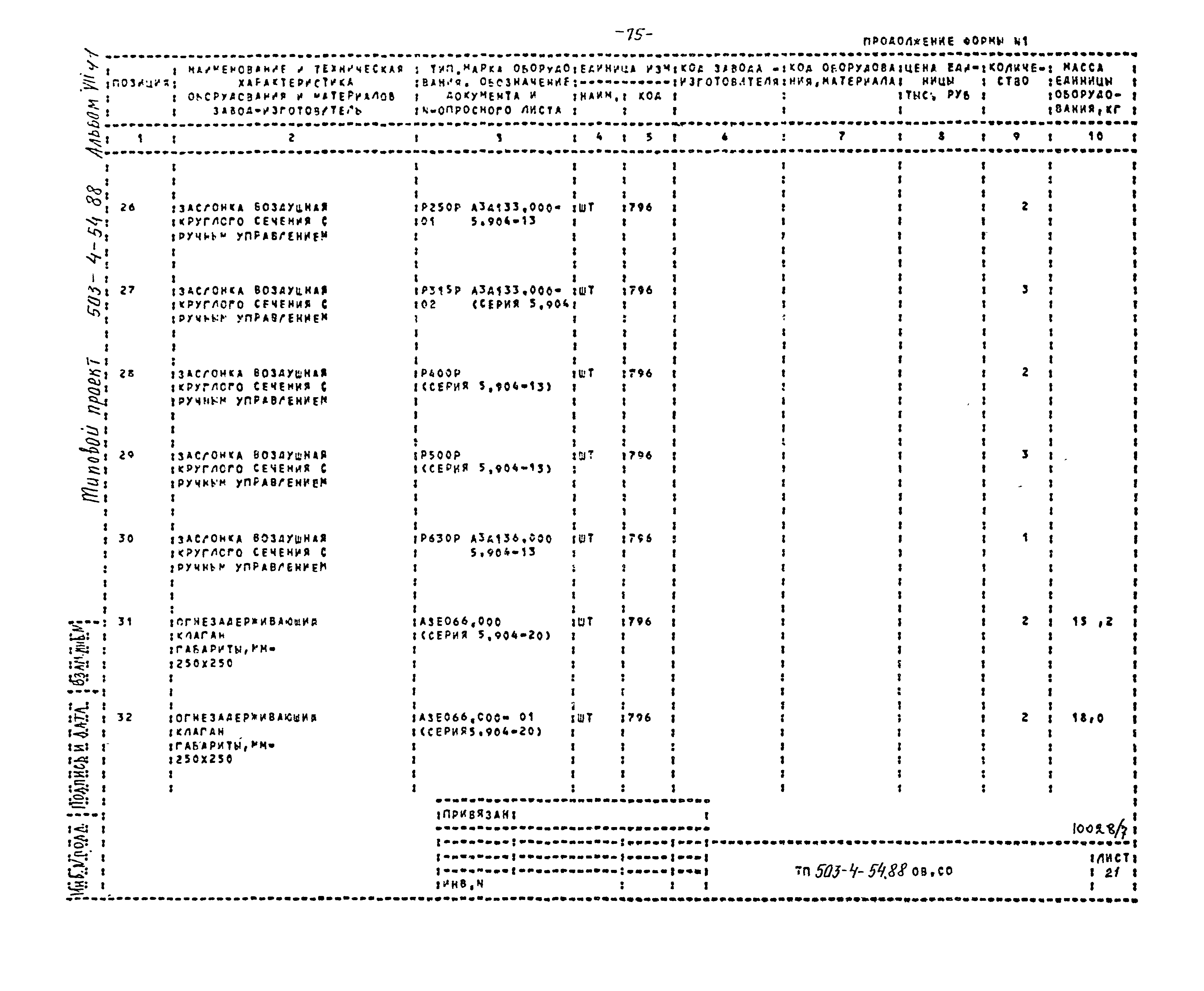 Типовой проект 503-4-54.88