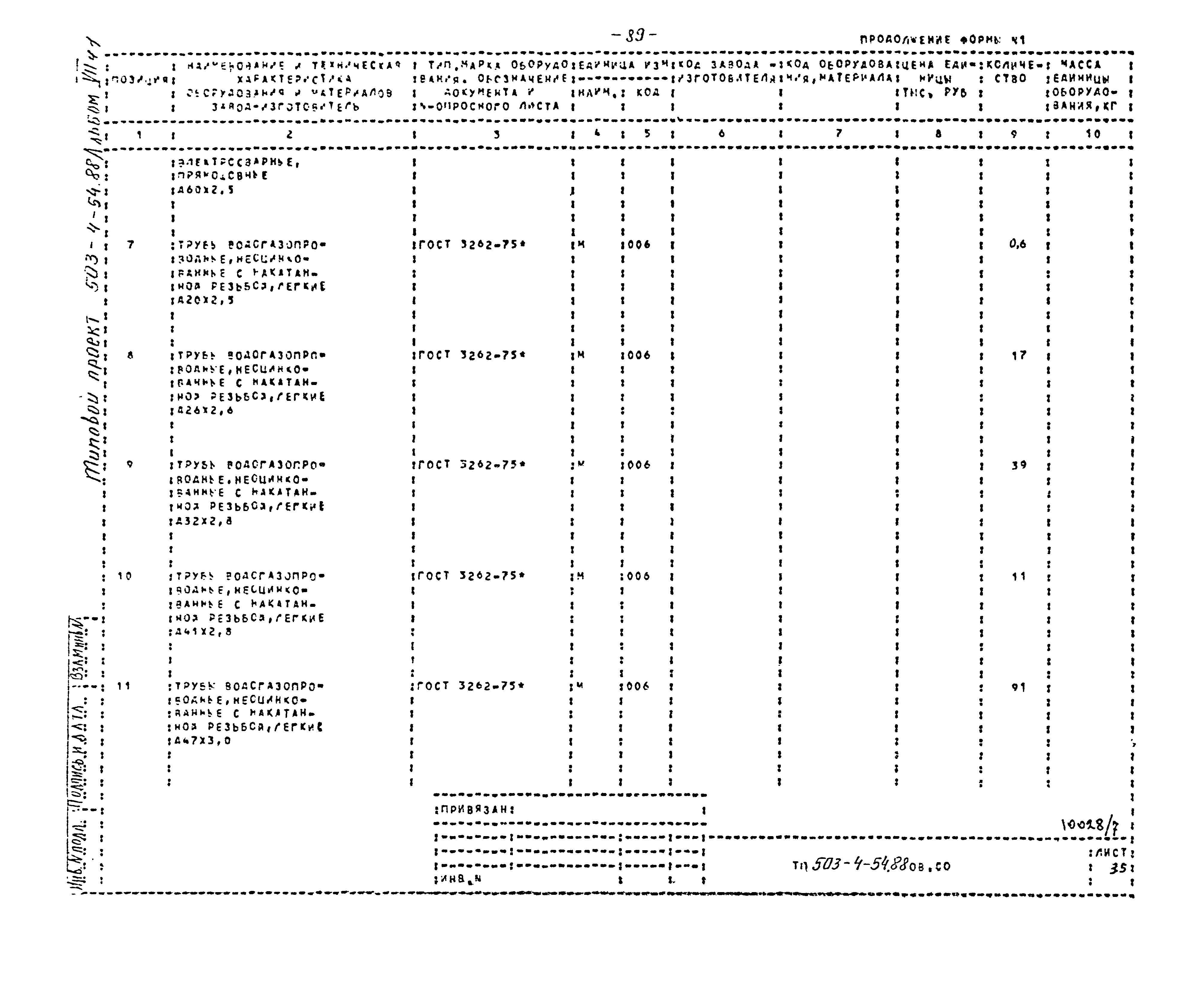 Типовой проект 503-4-54.88