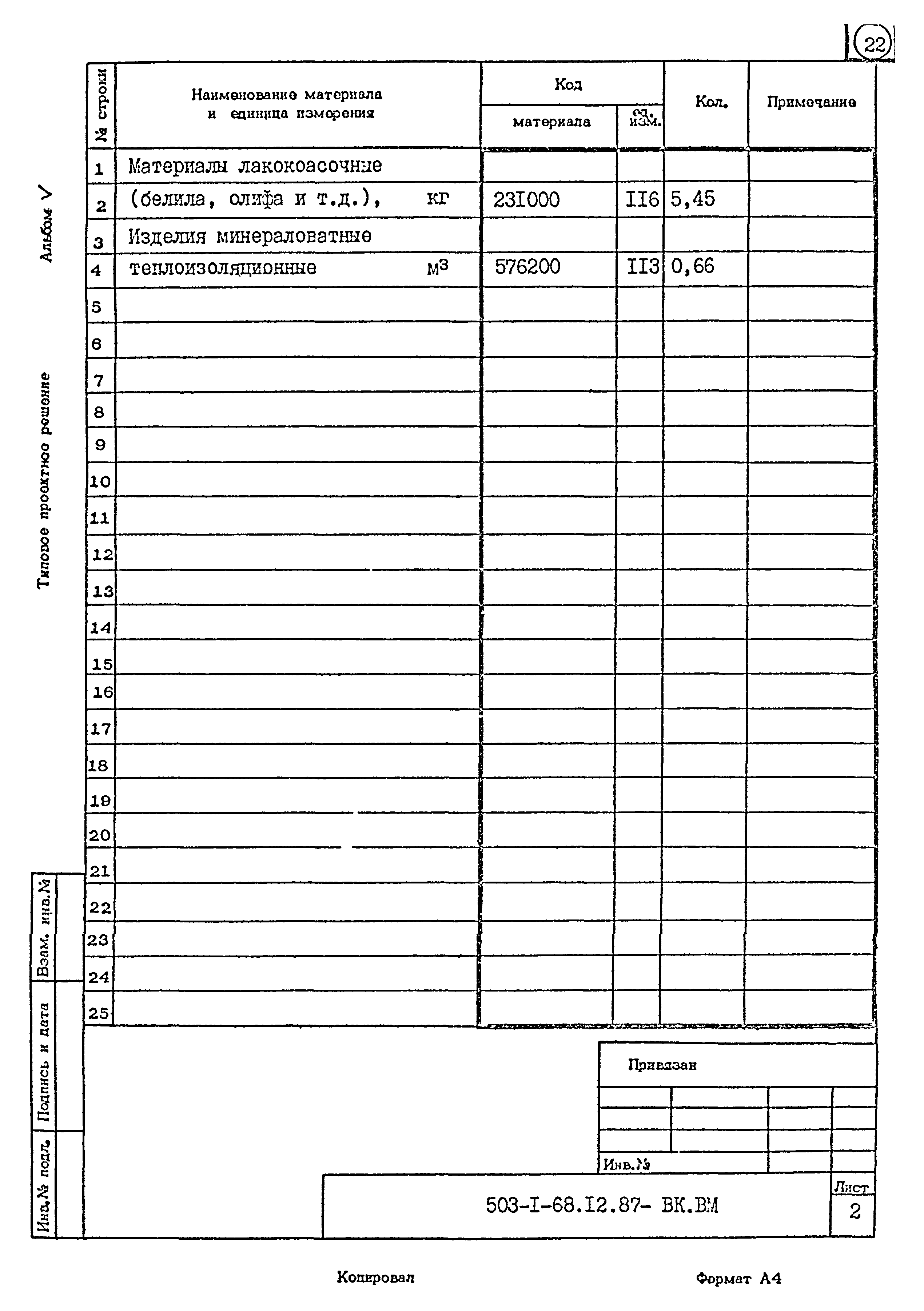 Типовой проект 503-1-68.12.87