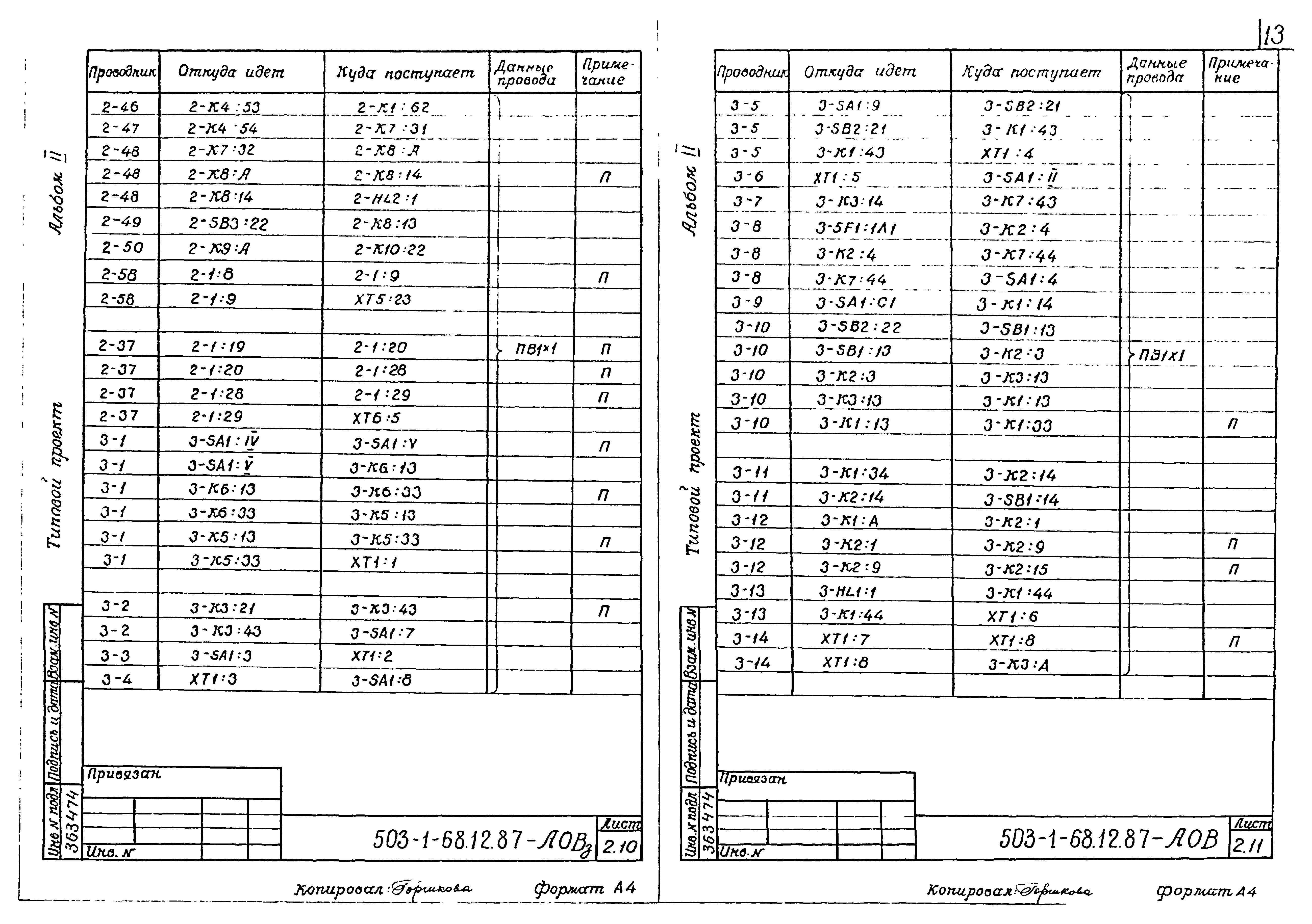 Типовой проект 503-1-68.12.87