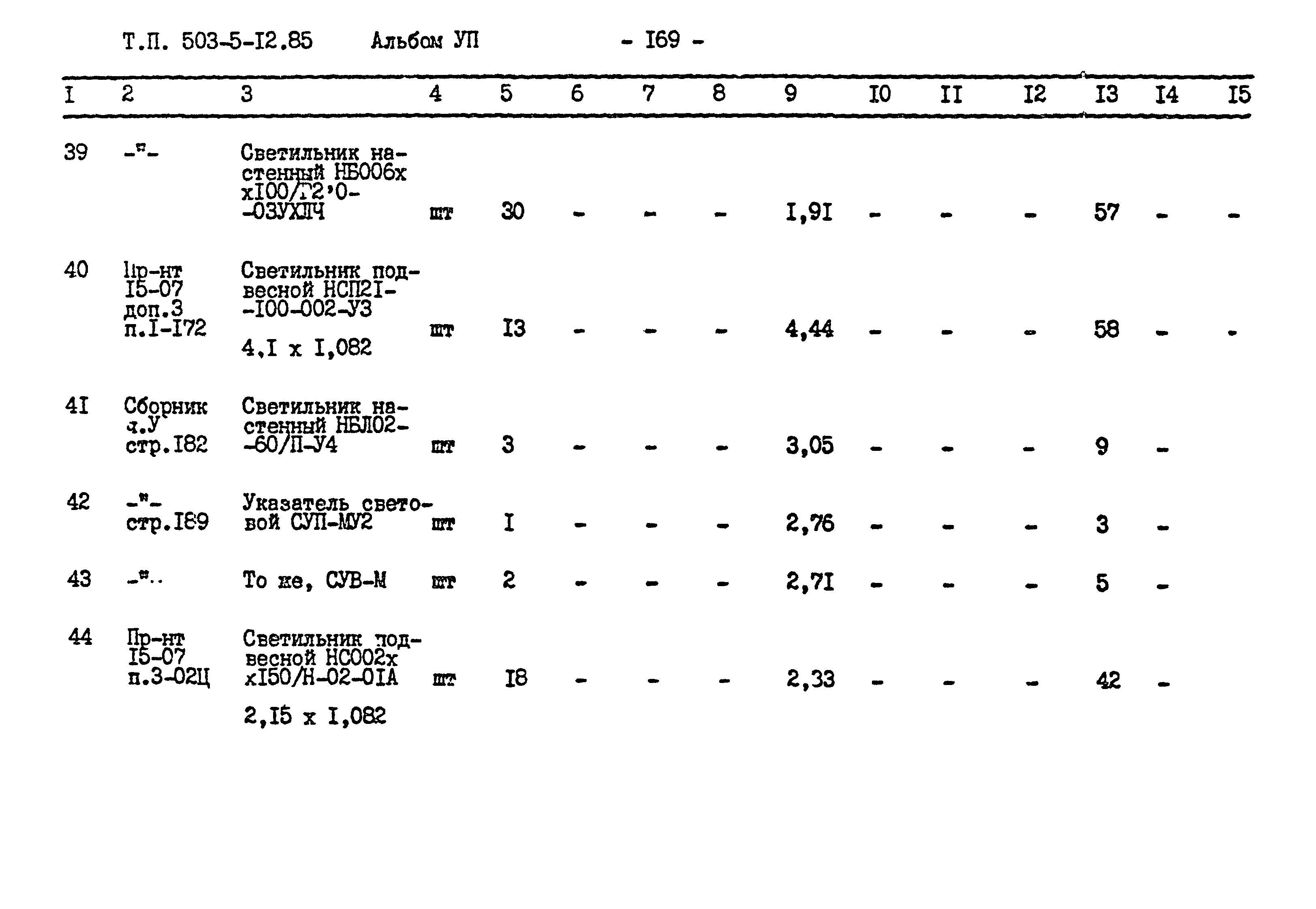 Типовой проект 503-5-12.85