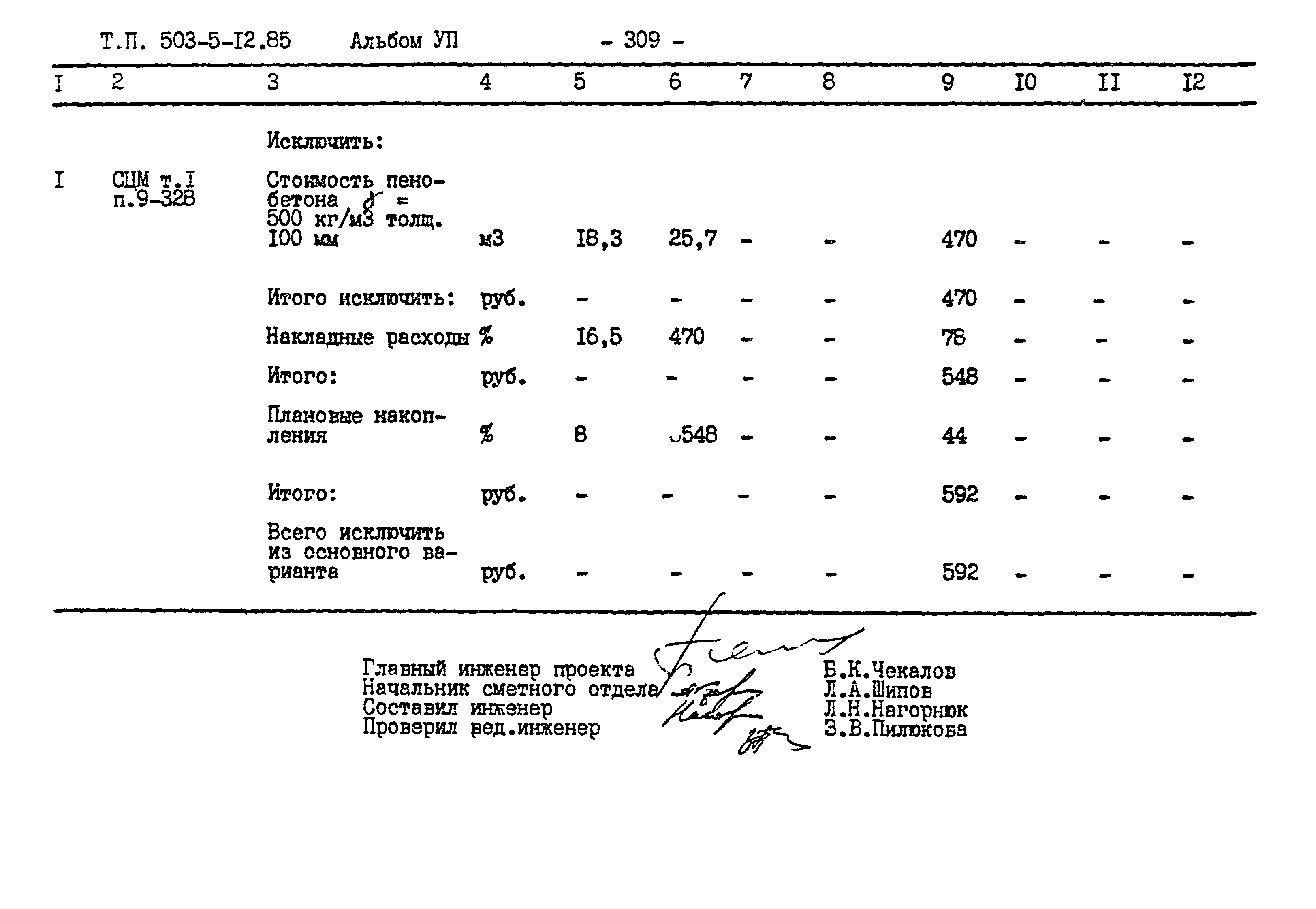 Типовой проект 503-5-12.85