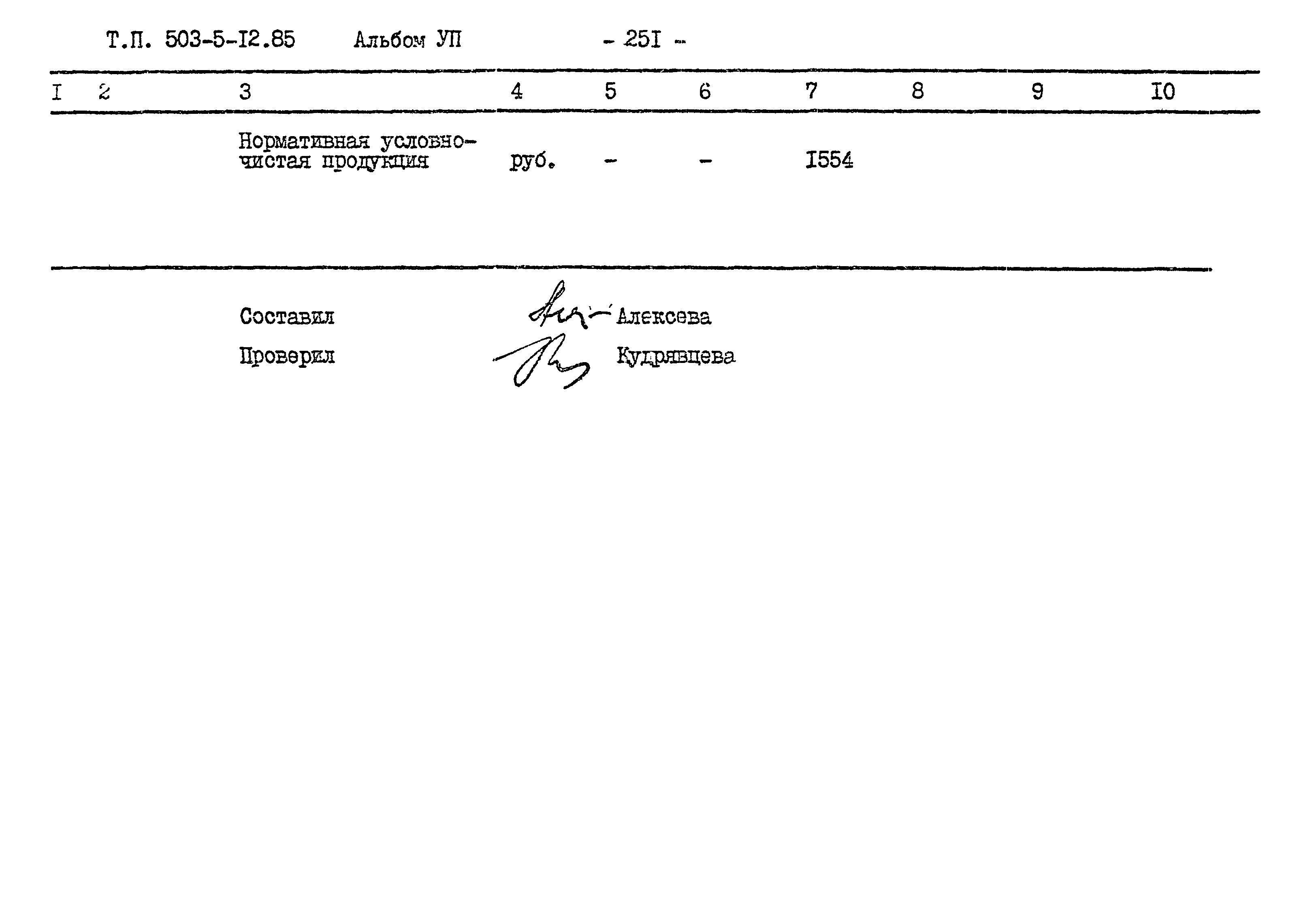 Типовой проект 503-5-12.85