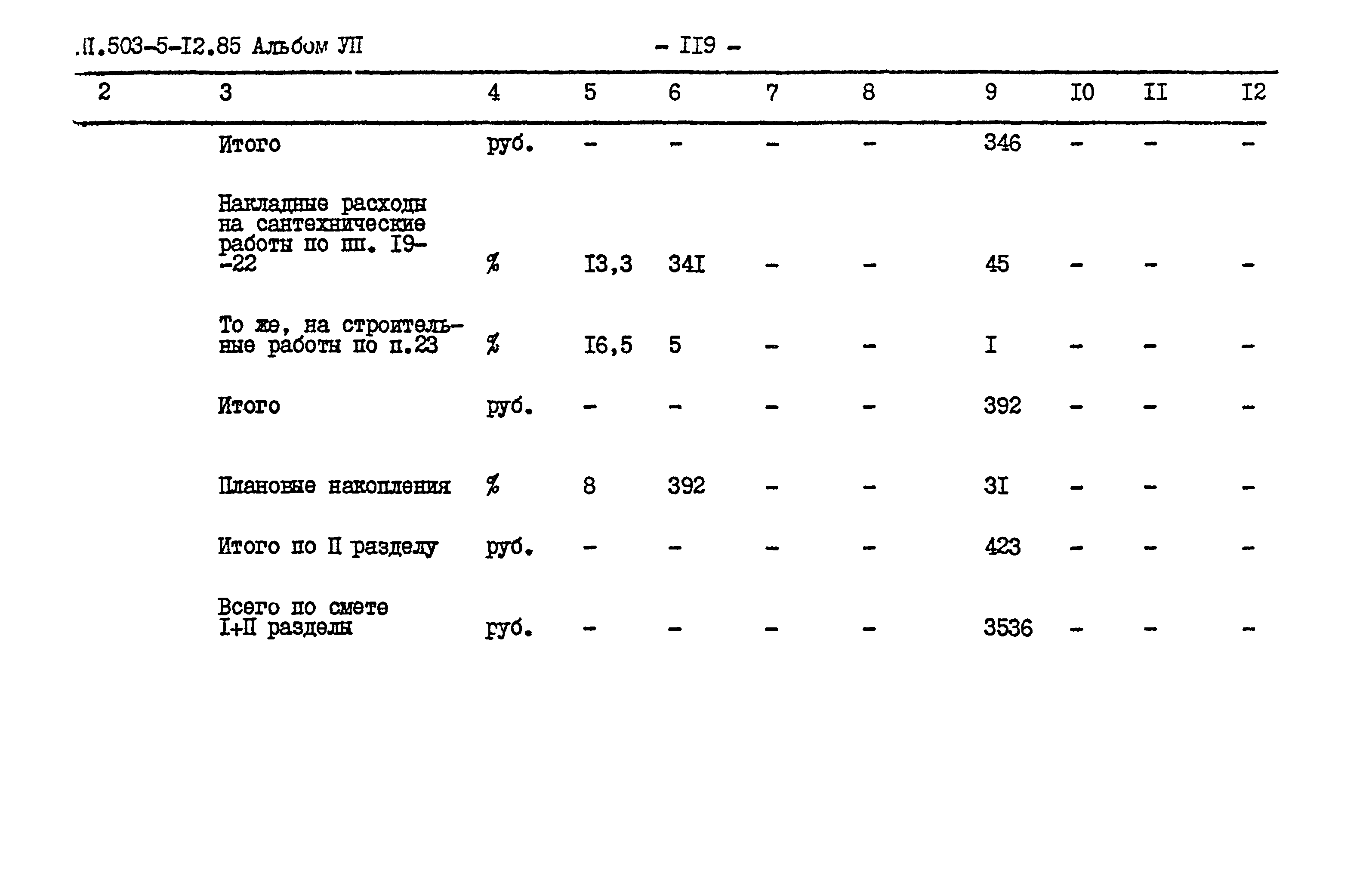 Типовой проект 503-5-12.85