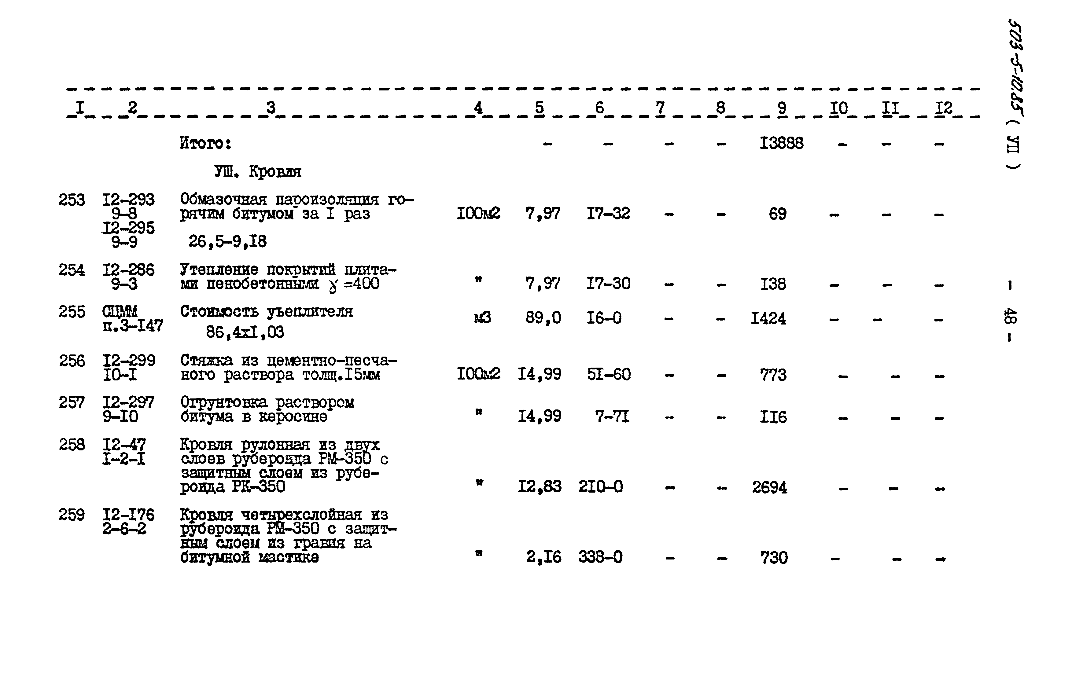 Типовой проект 503-5-10.85