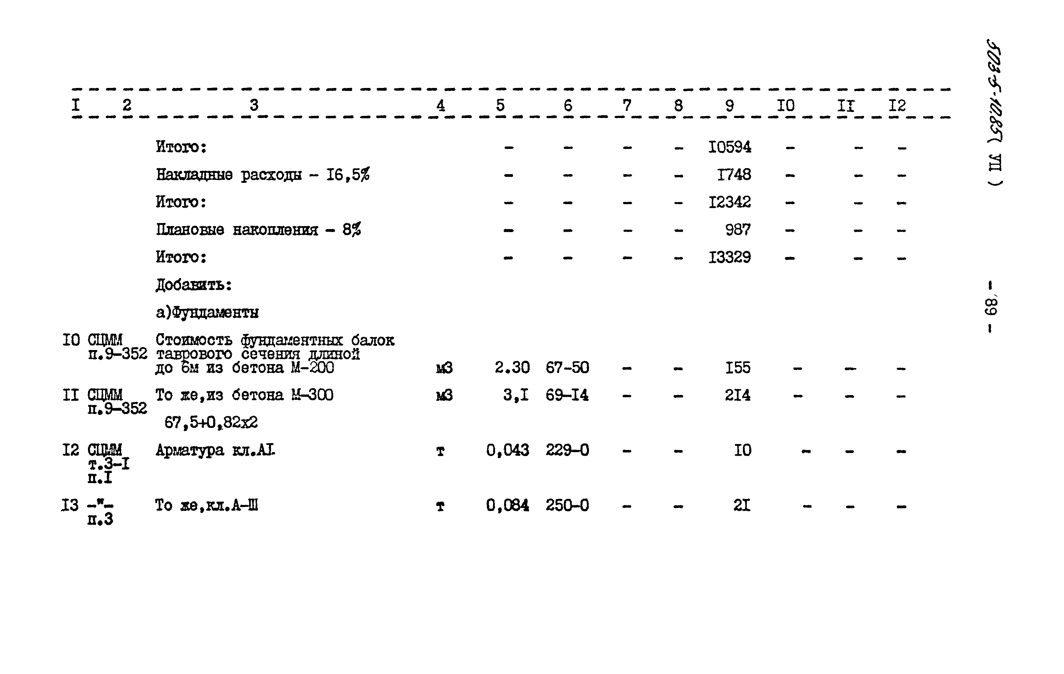 Типовой проект 503-5-10.85