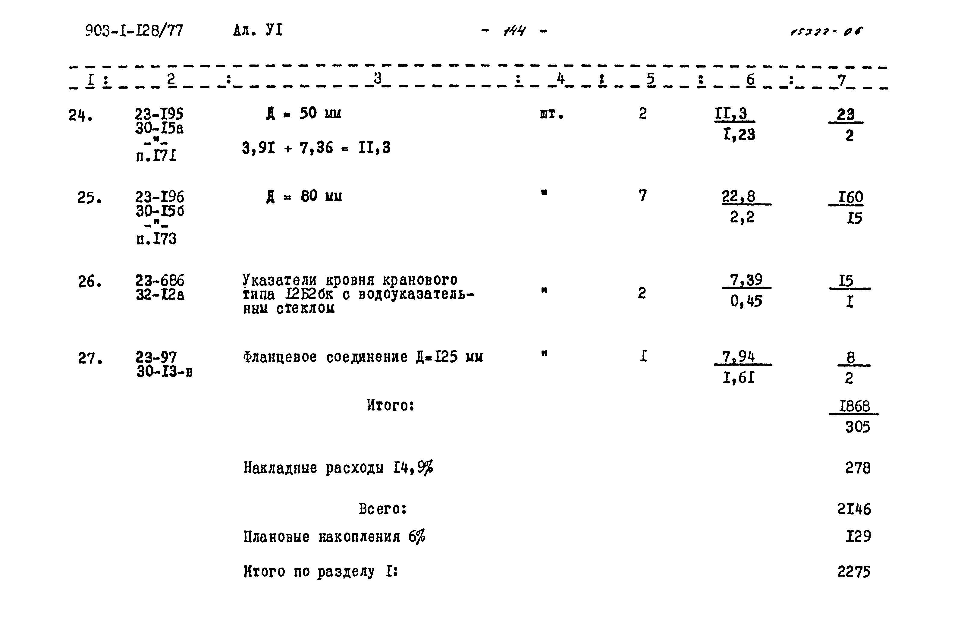 Типовой проект 903-1-128/77