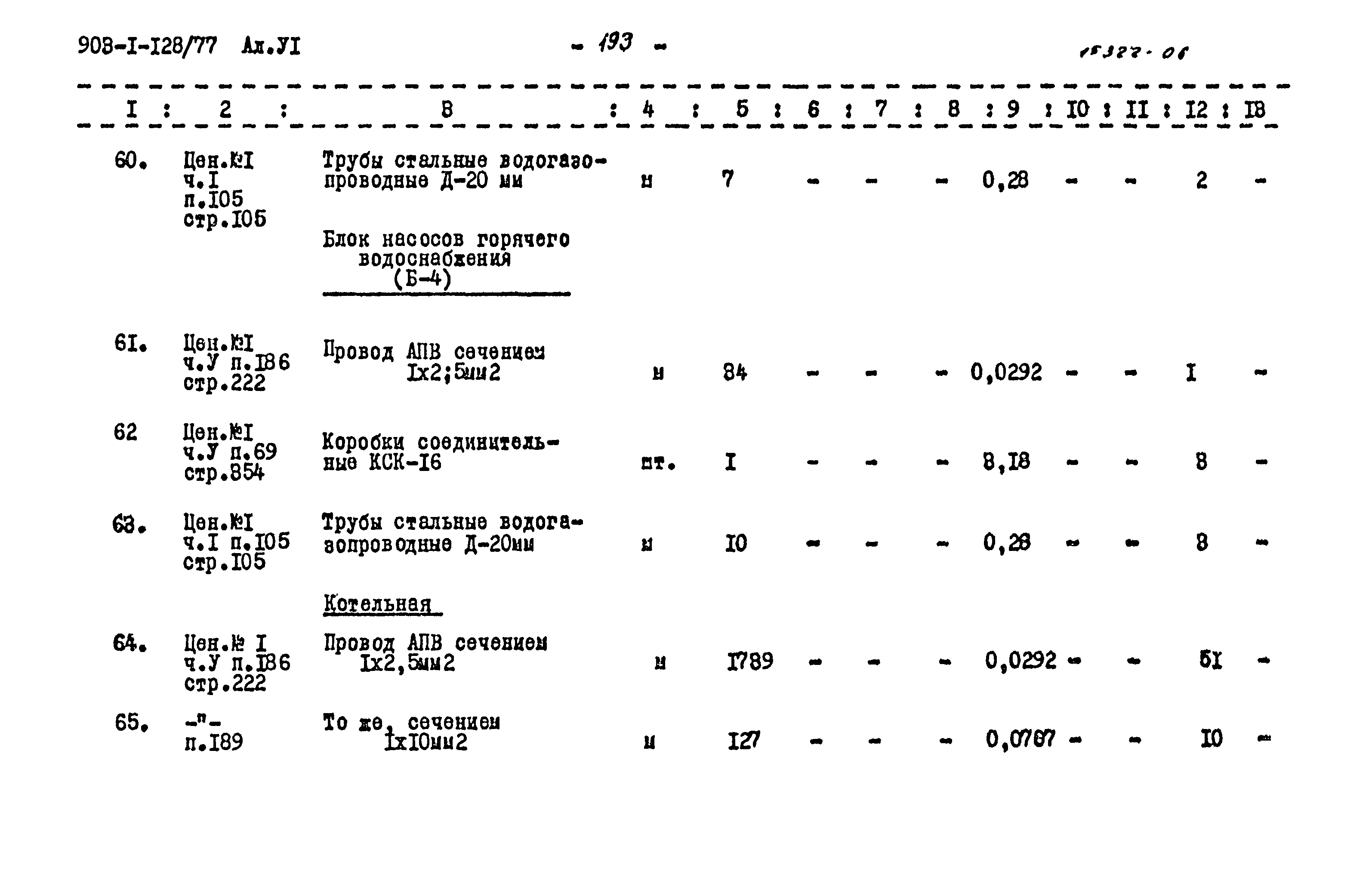 Типовой проект 903-1-128/77